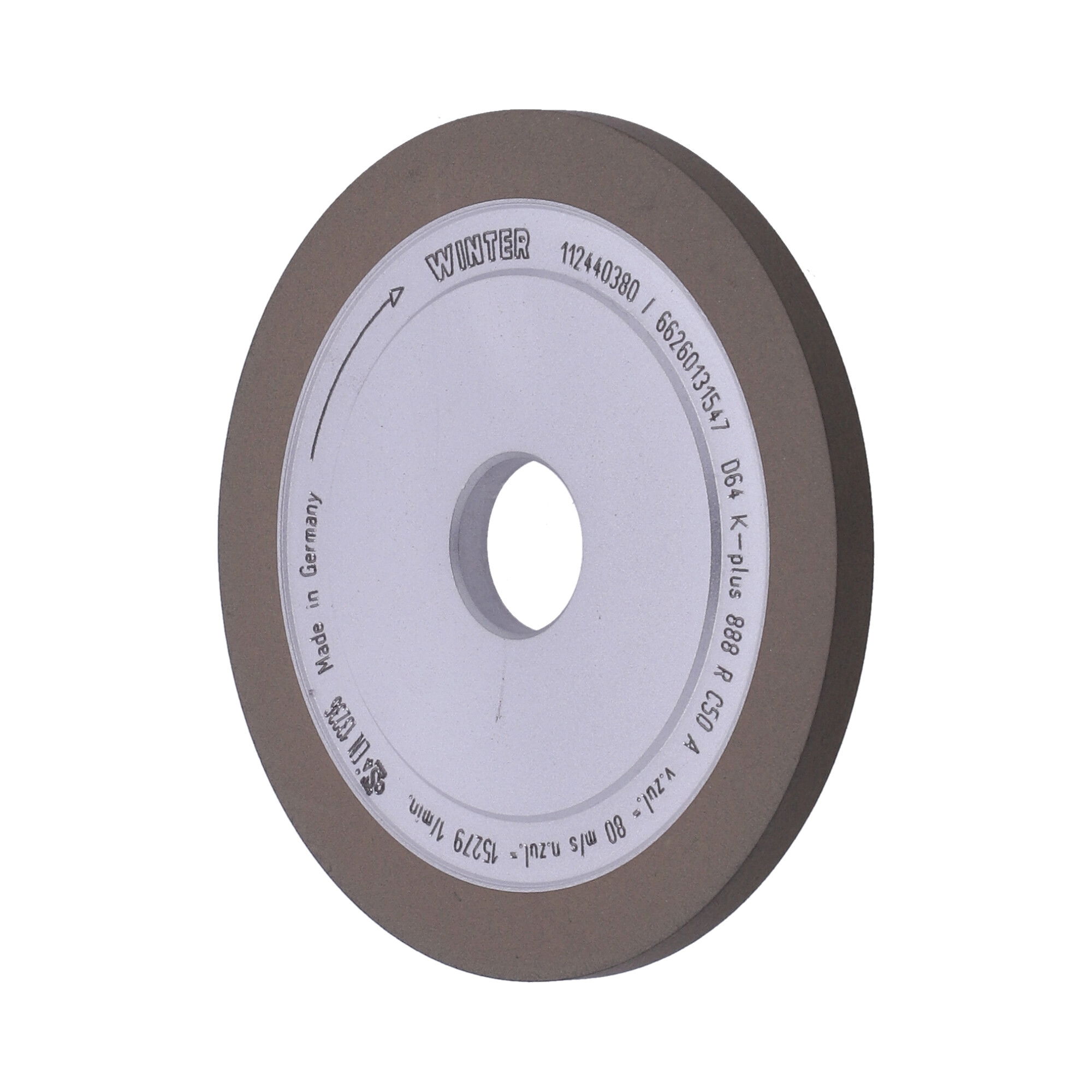 Norton Gyémánt köszörűkorong Ø100x8x10 mm ASD46 C125 W+3060 termék fő termékképe