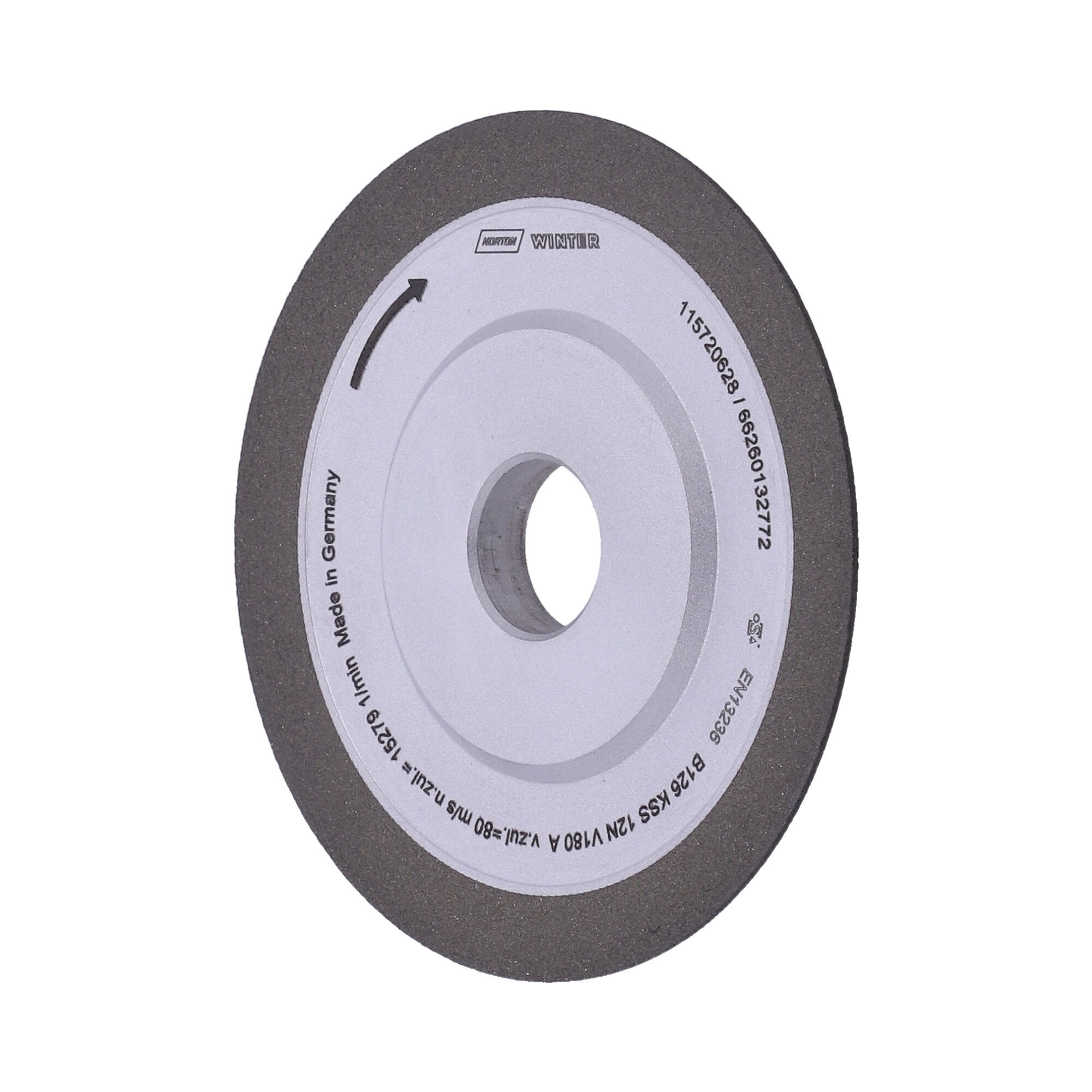 Norton CBN köszörűkorong Ø100x10x1 mm CBN126 T B99 termék fő termékképe