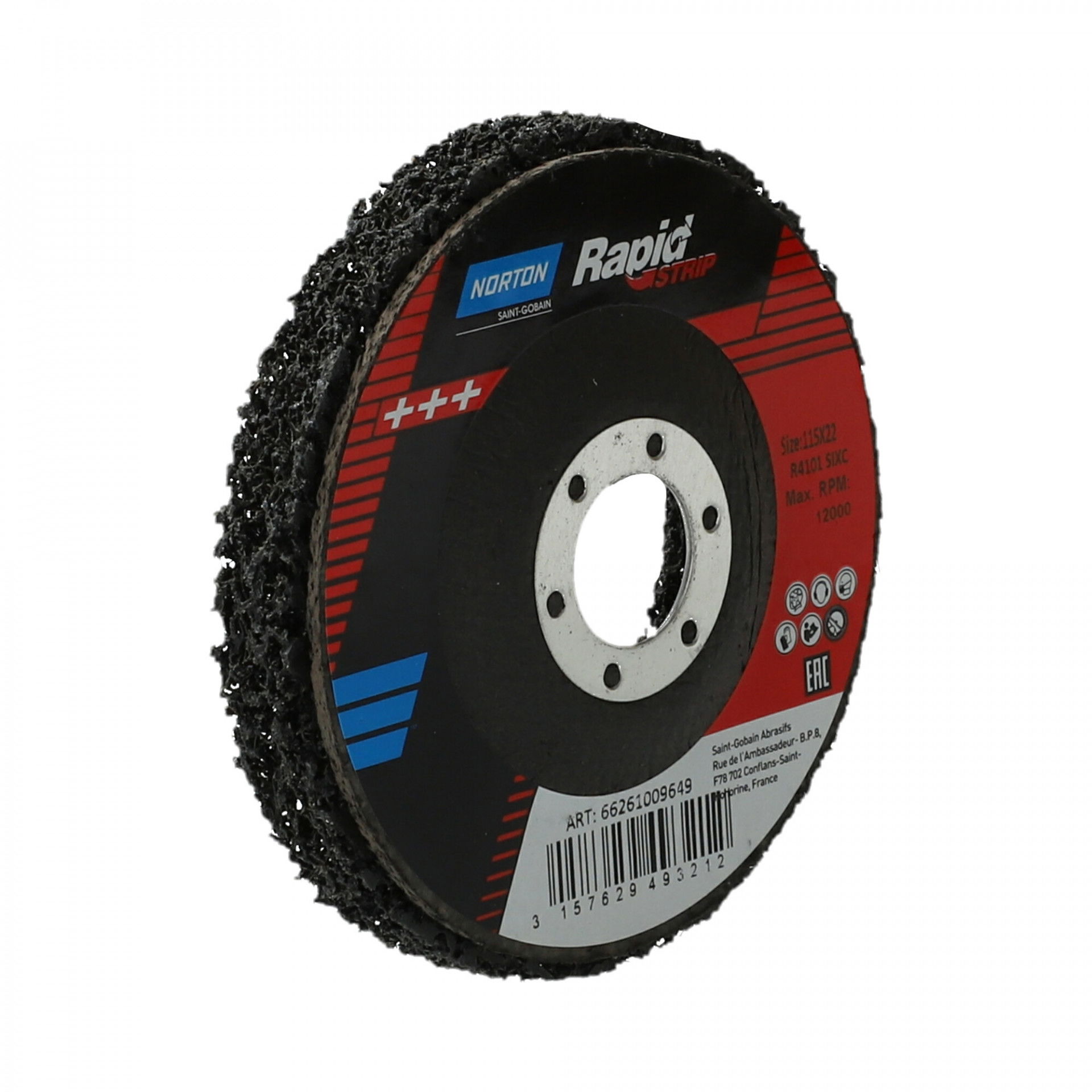 Norton Rapid Strip DPC tisztítótárcsa Ø115x22 mm R4101H termék fő termékképe