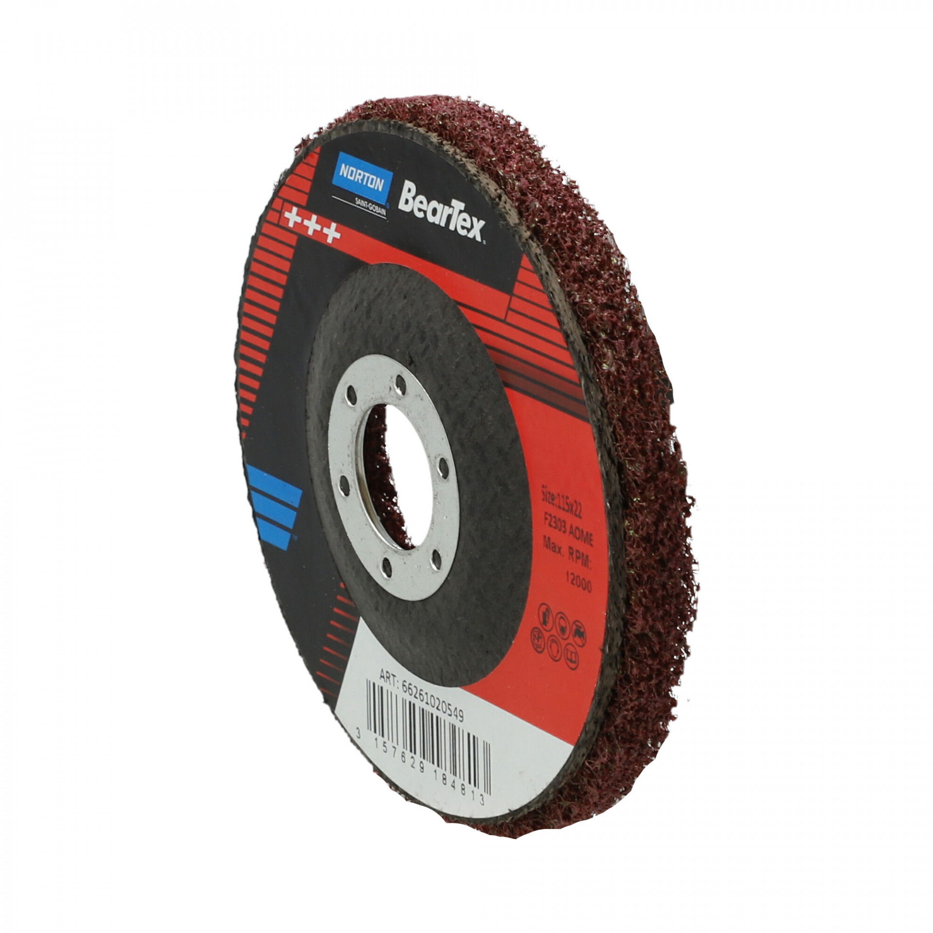 Norton Beartex High Strength tisztítókorong Ø115x12x22 mm termék fő termékképe