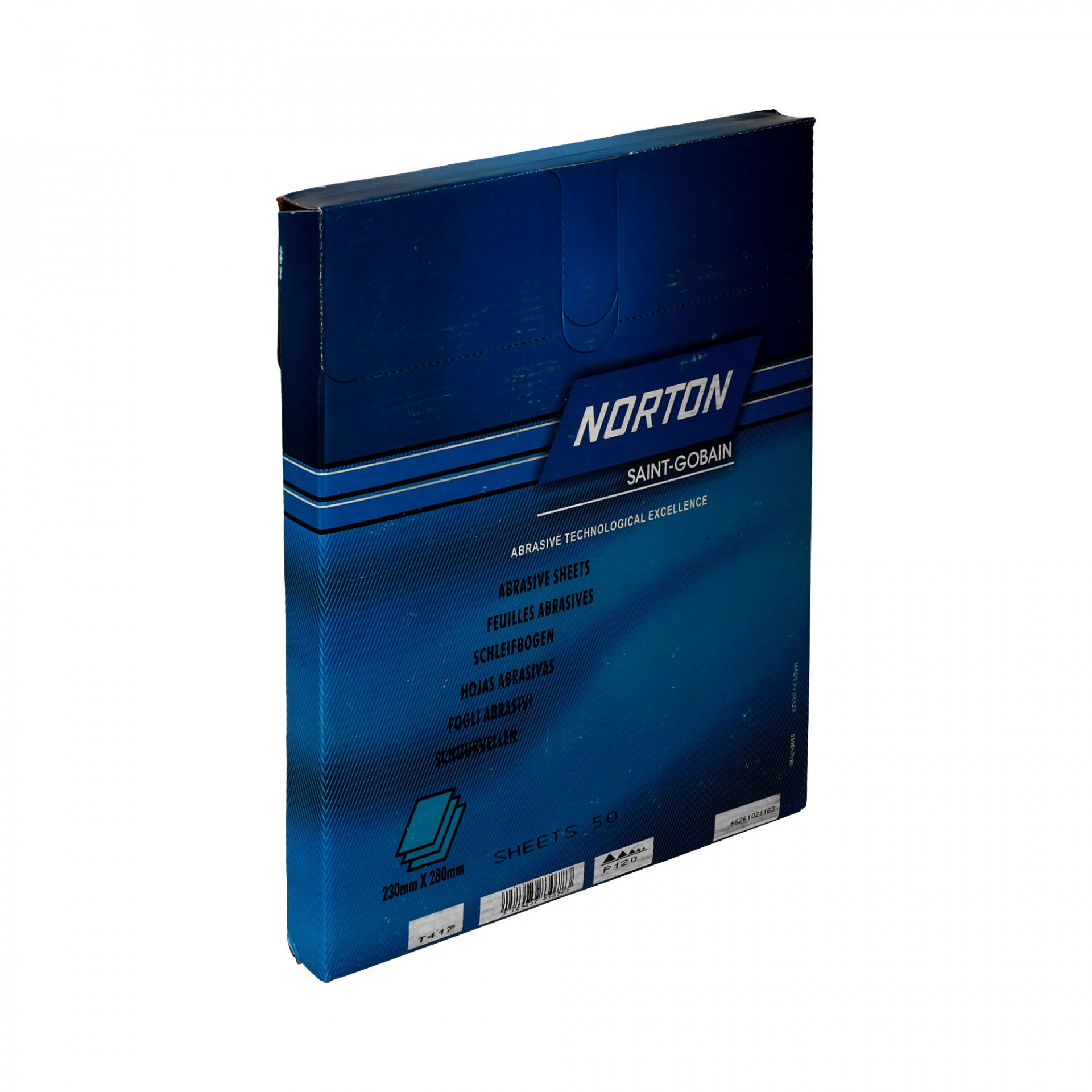 Norton Black Ice T417 vízálló csiszolópapír 230x280mm P120 termék fő termékképe