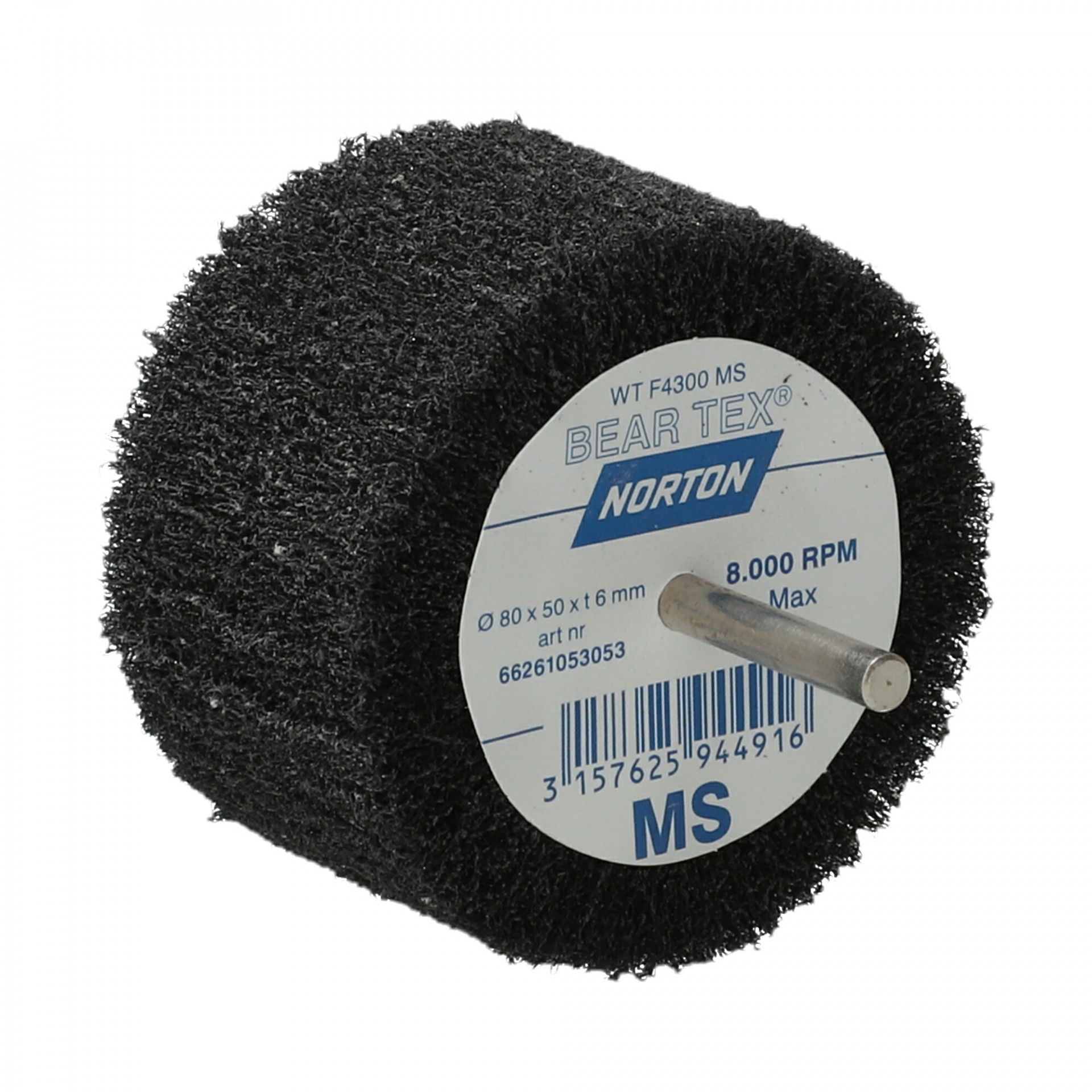 Beartex csapos lamellás csiszolókorong 80x50x6mm Medium S termék fő termékképe