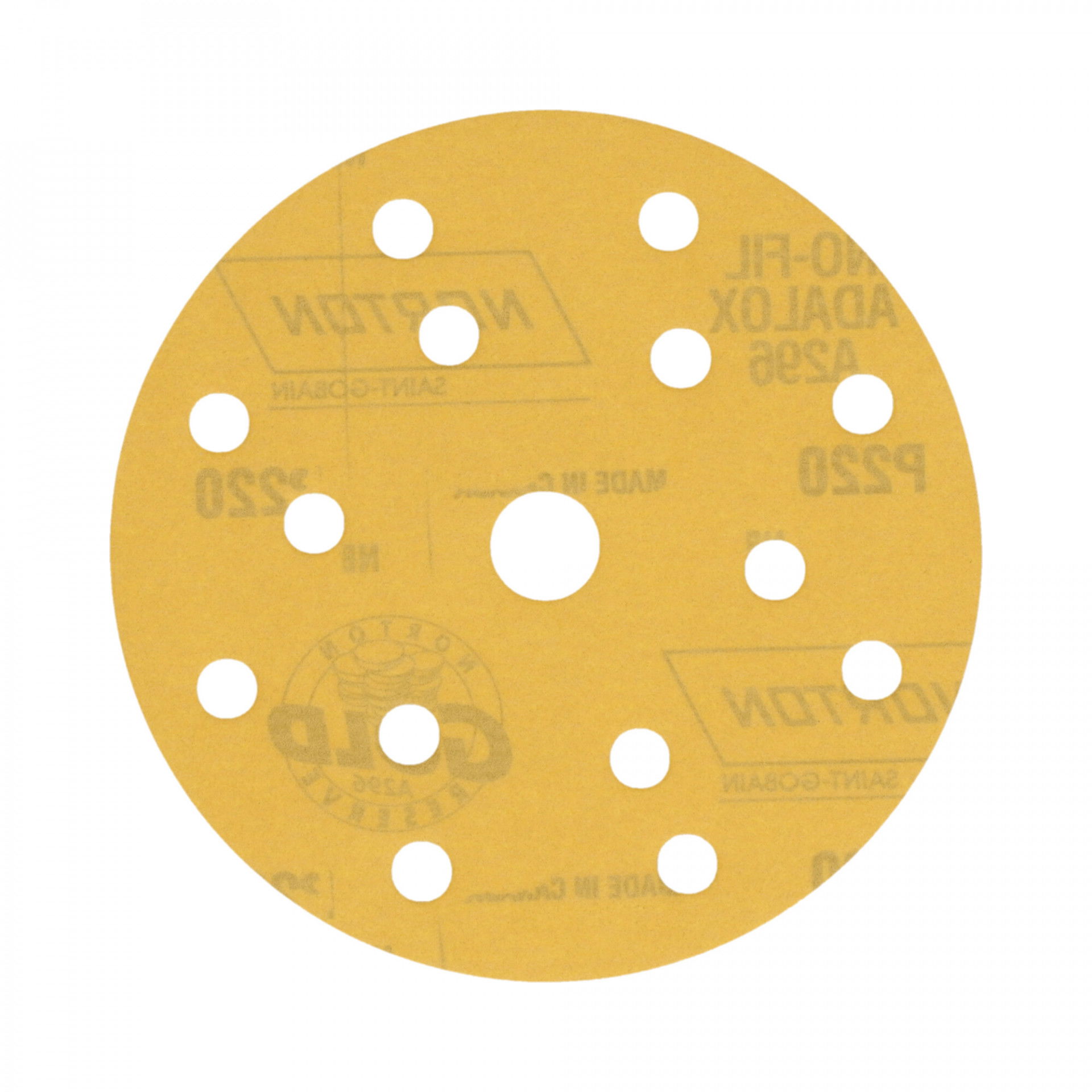 Norton Gold Reserve A296  tépőzáras csiszolókorong Ø150mm P220 termék fő termékképe