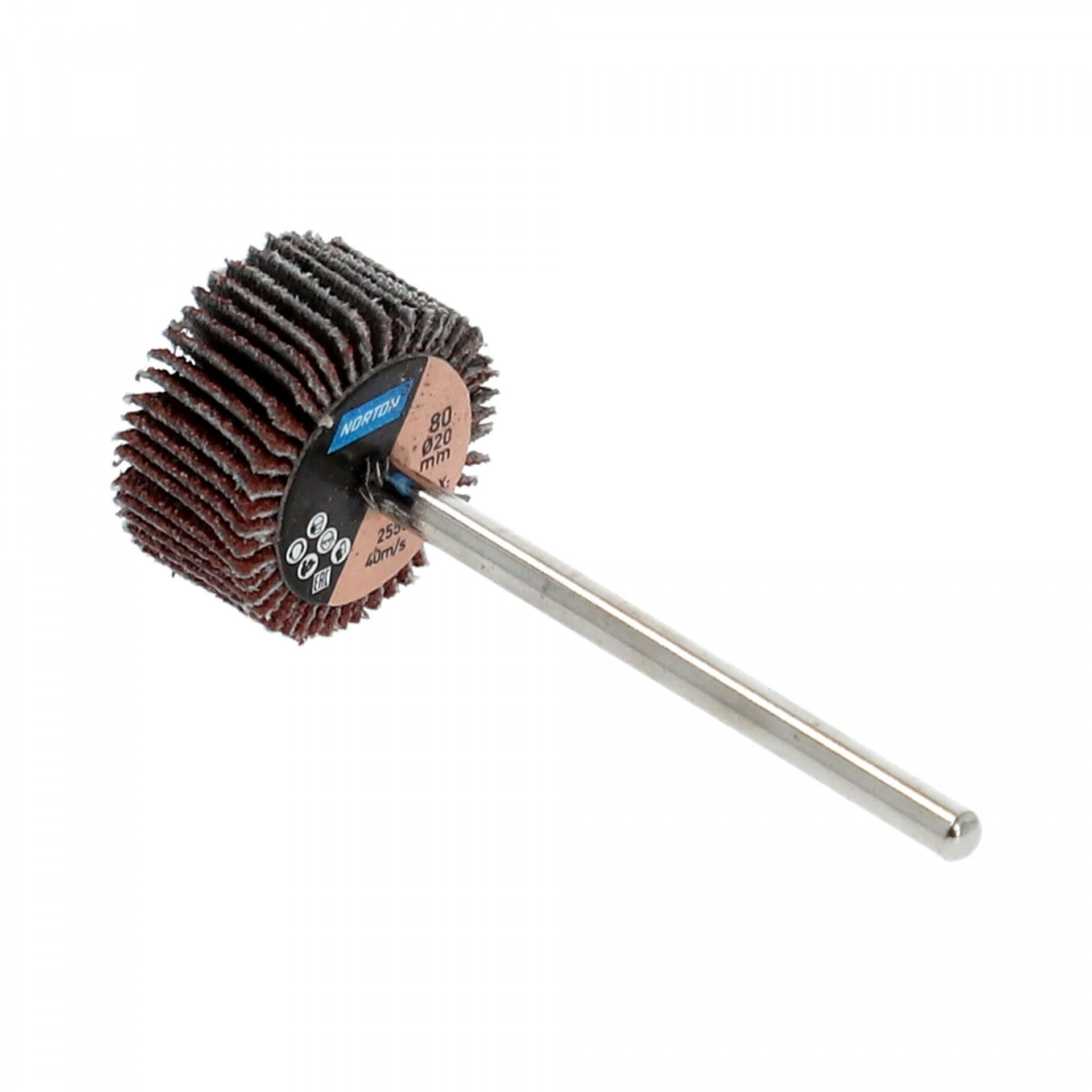 Norton BDX R207Plus csapos lamellás csiszolókorong 20x10x3mm P80, 10 db/csomag termék fő termékképe