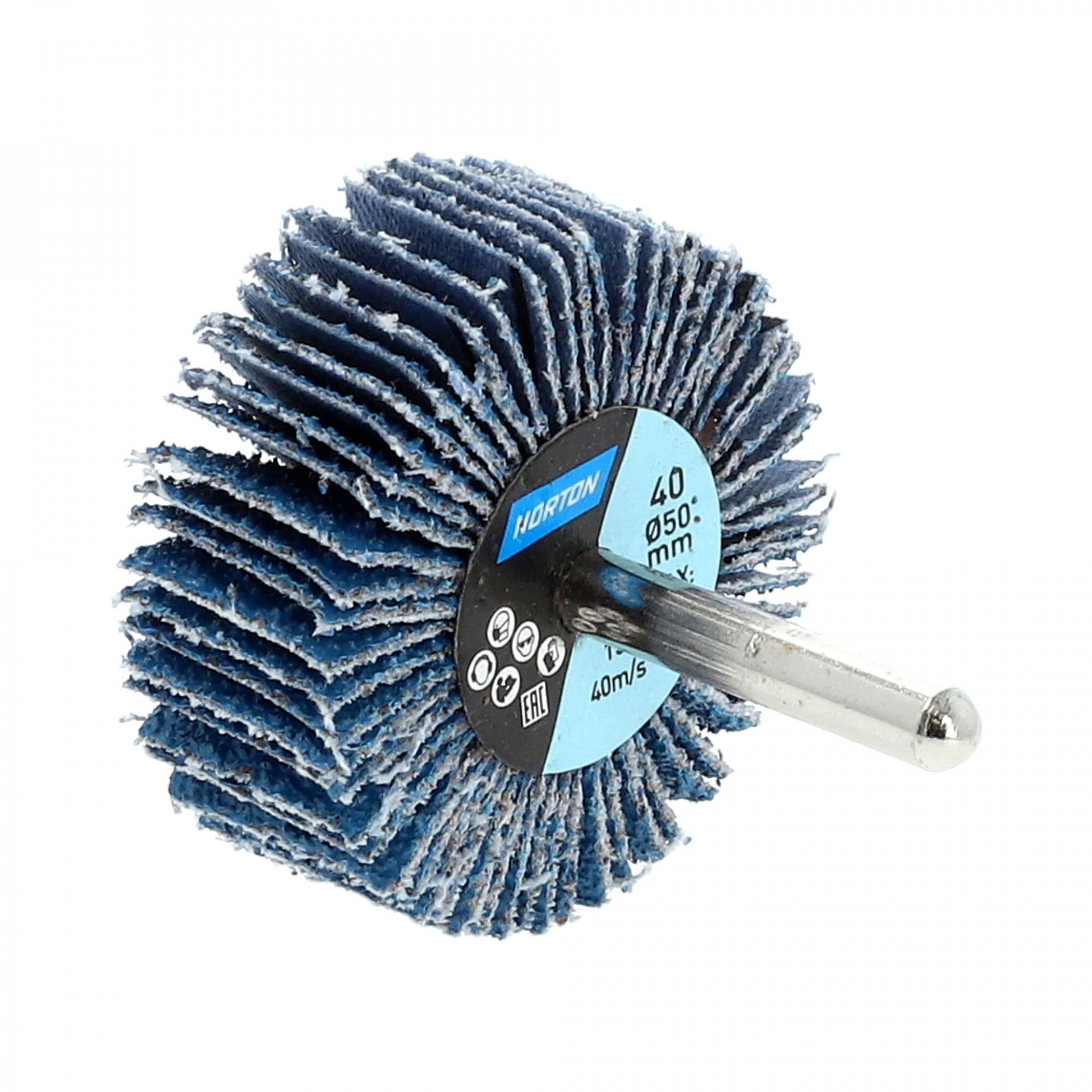 Norton X-Treme R822 csapos lamellás csiszolókorong Ø50x20x6mm P40, 10 db/csomag termék fő termékképe