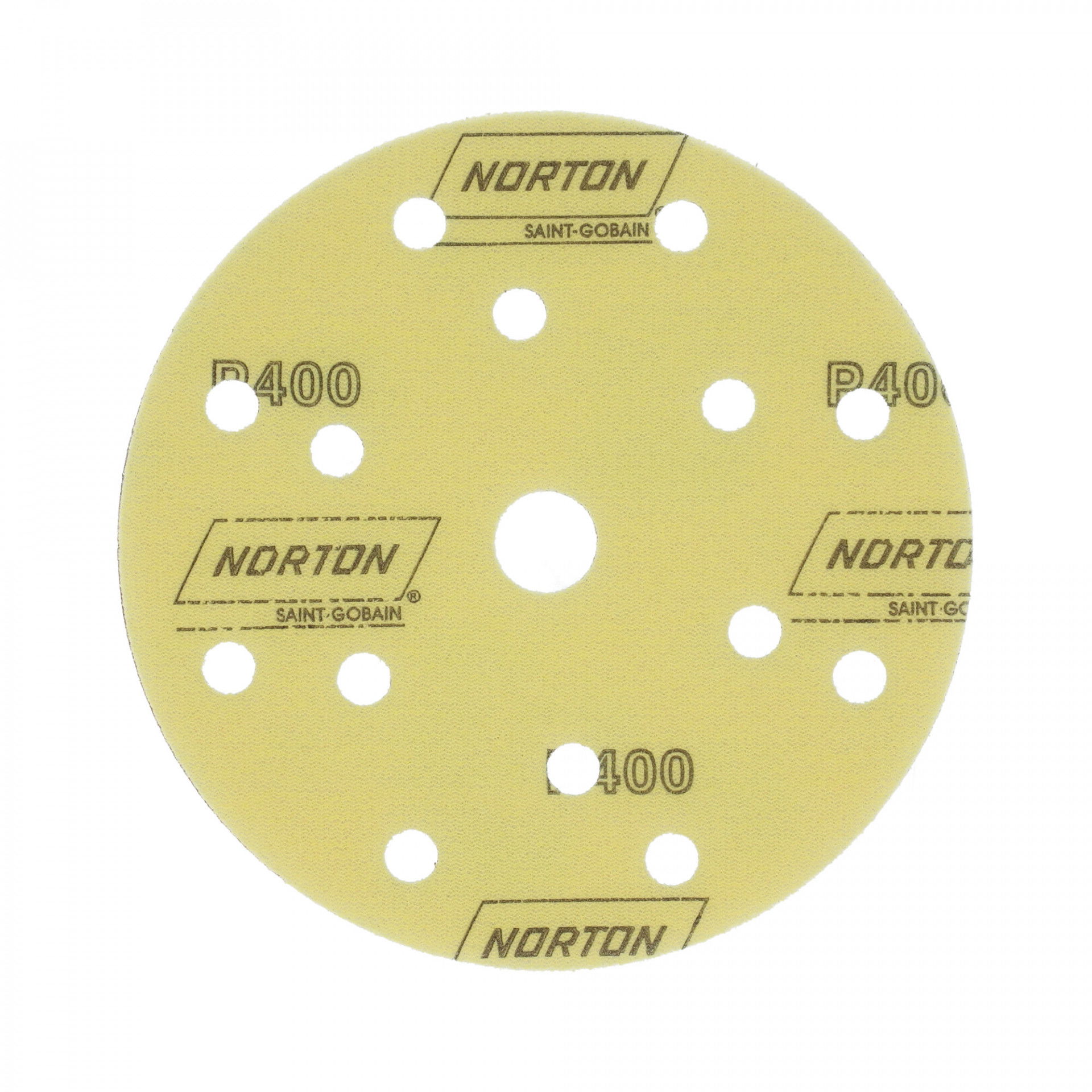 Norton Pro Soft Touch A275 csiszolókorong Ø150x14 mm 14+1 lyukas P400, 20 db/csomag termék fő termékképe