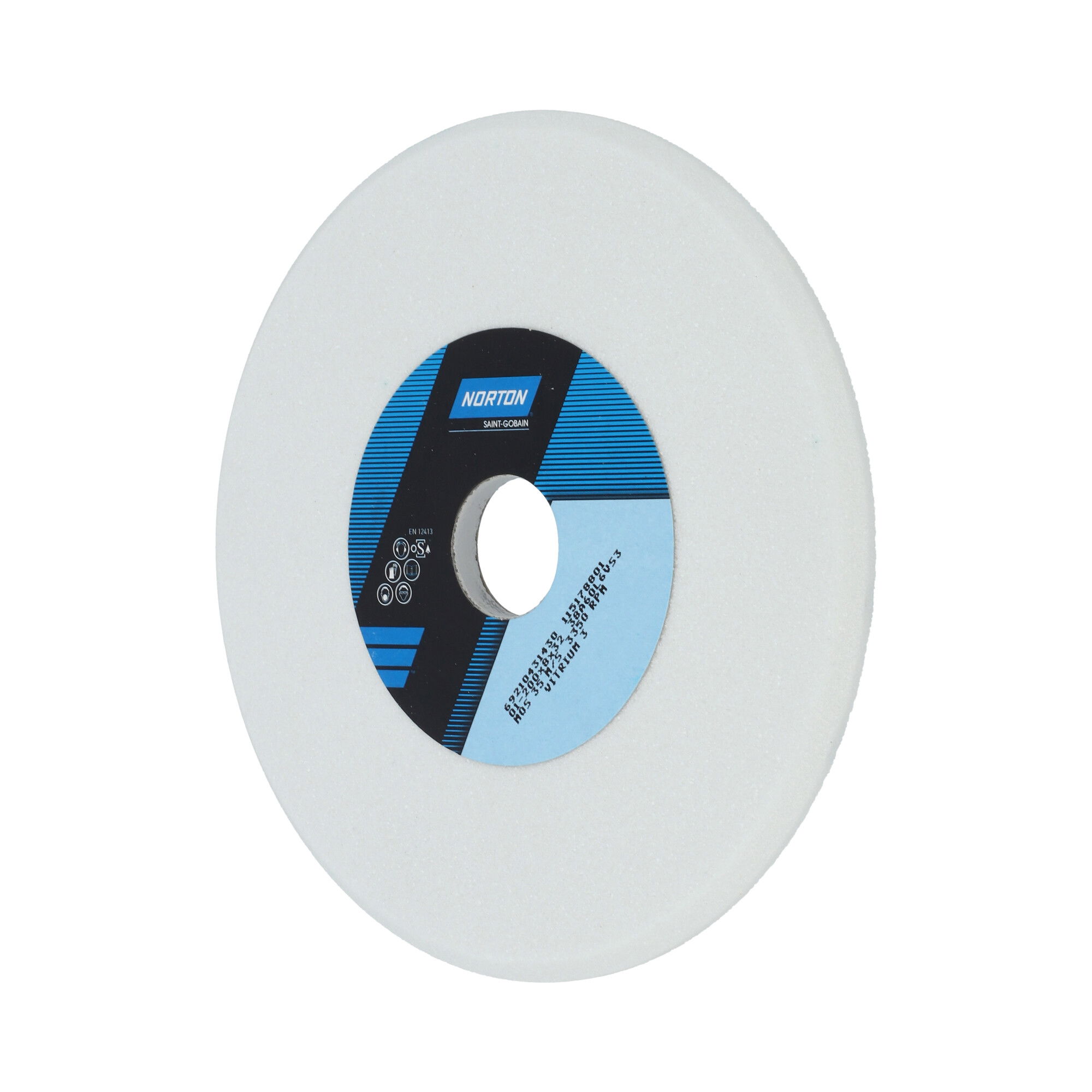 Norton Egyenes köszörűkorong 45° Ø200x8x32 mm 38A 60 L VS3, 5 db/csomag termék fő termékképe