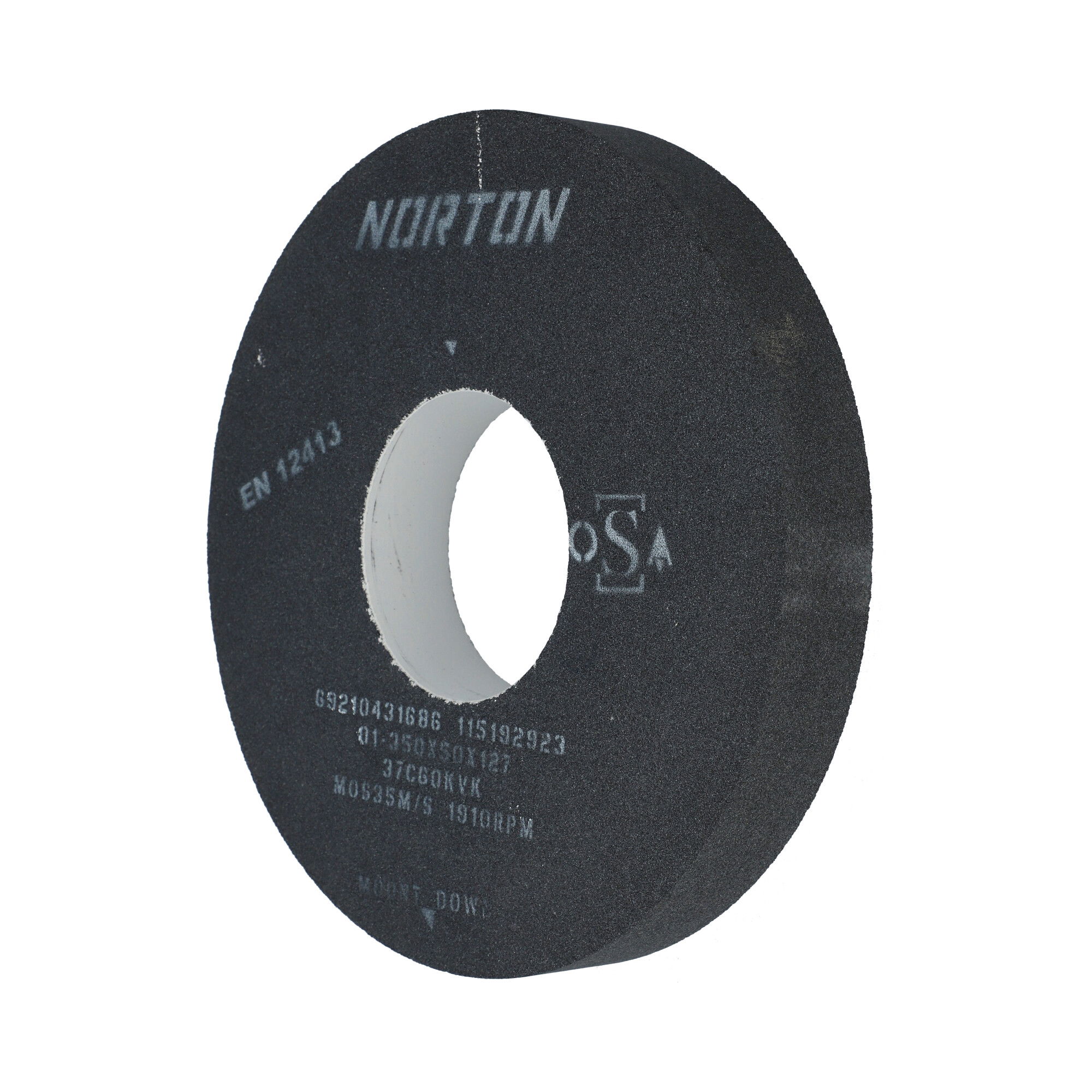 Norton Egyenes köszörűkorong Ø350x40x127 mm 37C 60 M VK termék fő termékképe