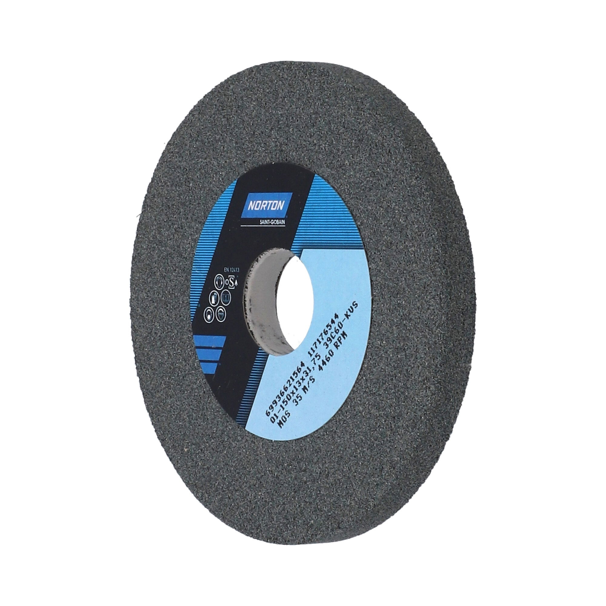 Norton Egyenes köszörűkorong Ø150x13x31,75 mm 39C 60 K VS termék fő termékképe