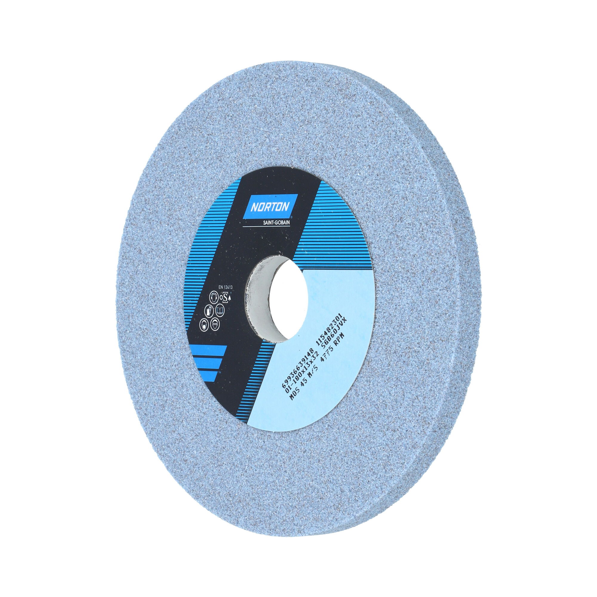 Norton Egyenes köszörűkorong Ø180x13x32 mm SGB 60 J VX, 2 db/csomag termék fő termékképe