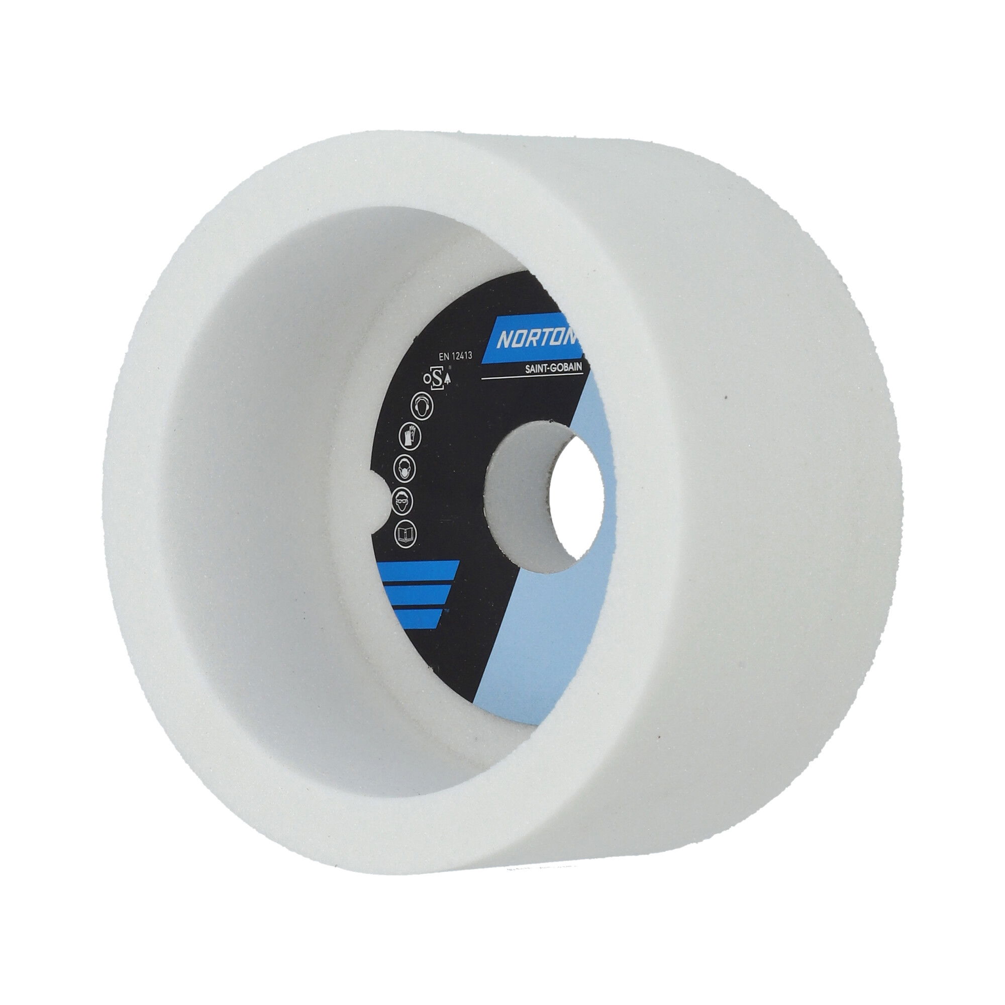 Norton Hengeres fazék alakú köszörűkorong Ø100x50x20 mm 38A 60 M VS, 2 db/csomag termék fő termékképe