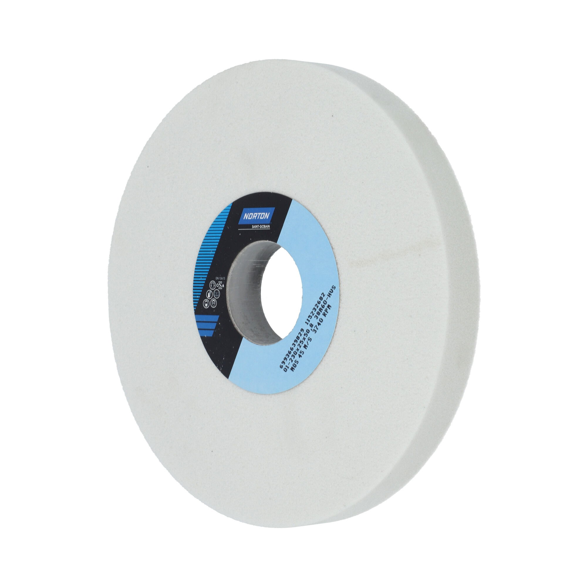 Norton Egyenes köszörűkorong Ø230x25x50,8 mm 38A 60 H VS, 2 db/csomag termék fő termékképe