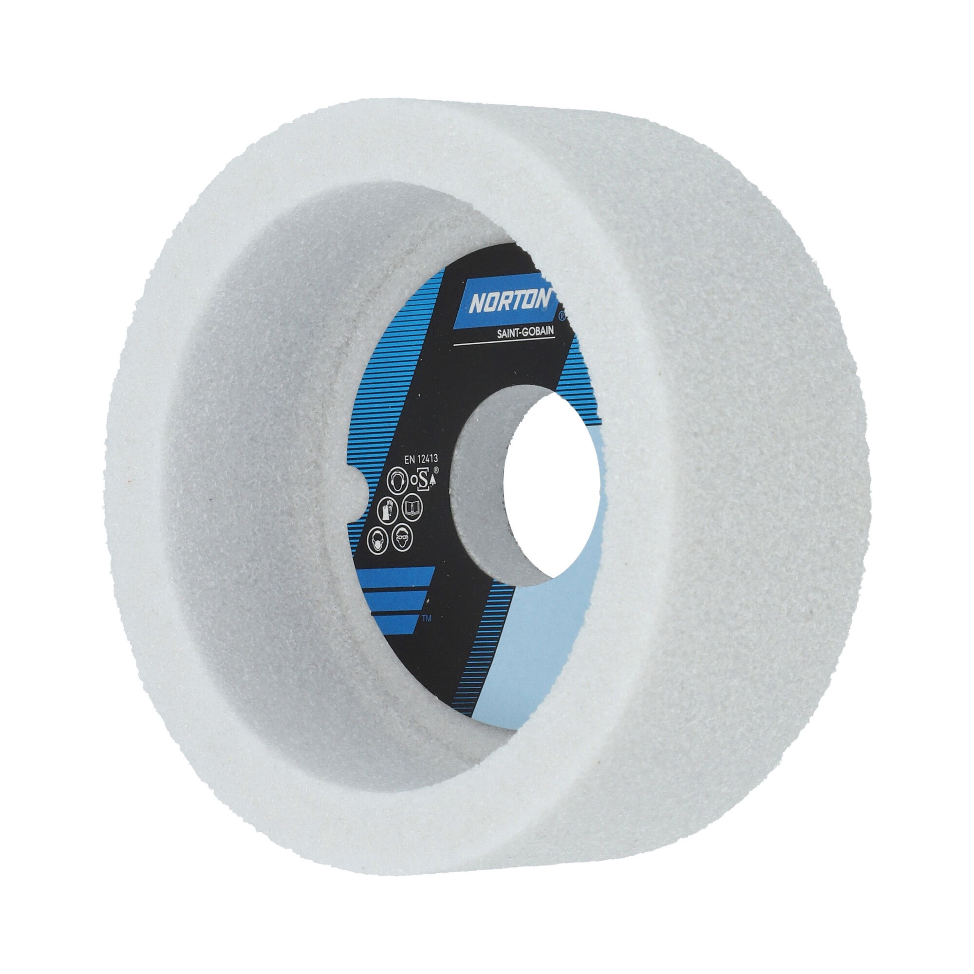 Norton Hengeres fazék alakú köszörűkorong Ø125x50x32 mm 38A 46 K VS, 2 db/csomag termék fő termékképe