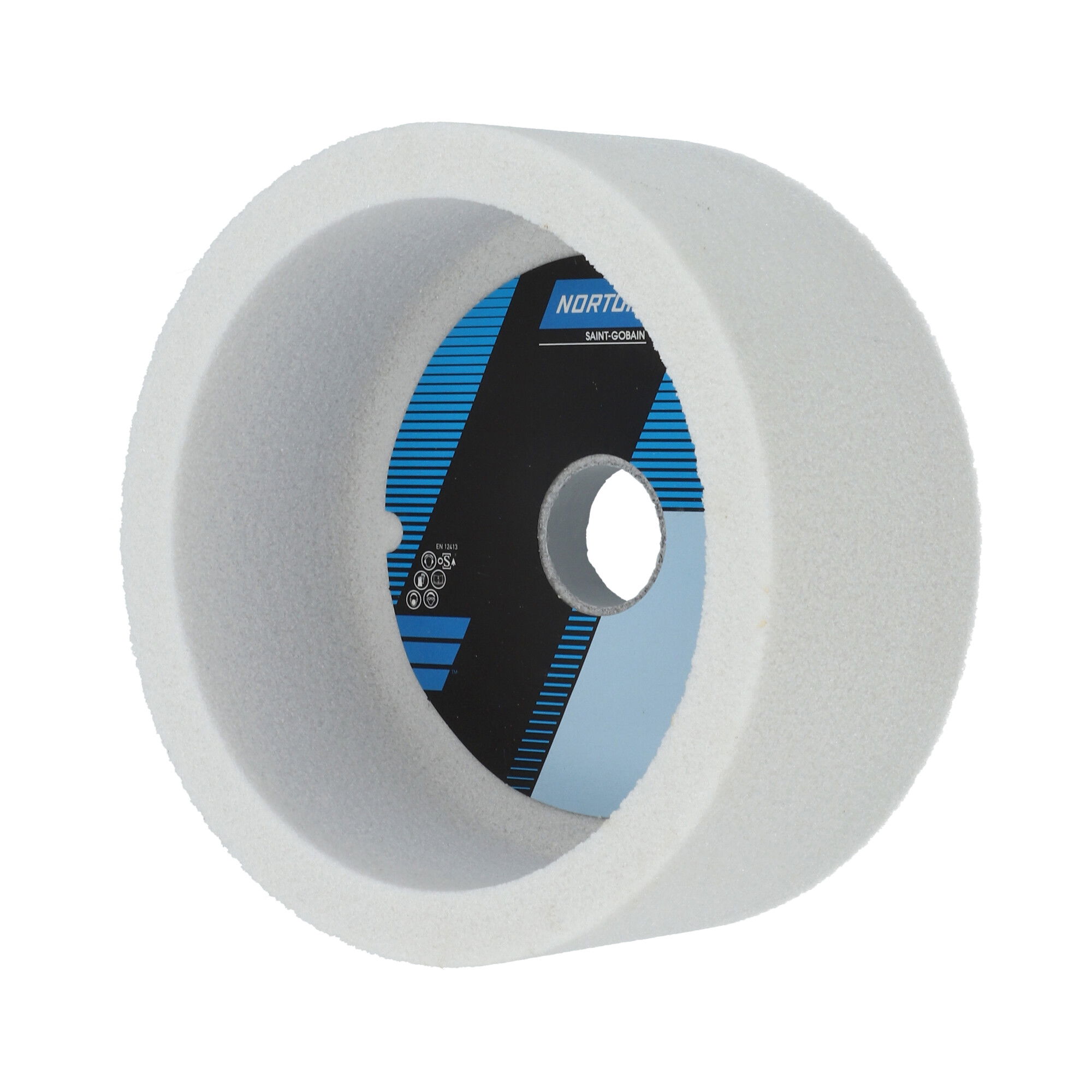 Norton Hengeres fazék alakú köszörűkorong Ø180x80x32 mm 38A 46 H VS, 2 db/csomag termék fő termékképe