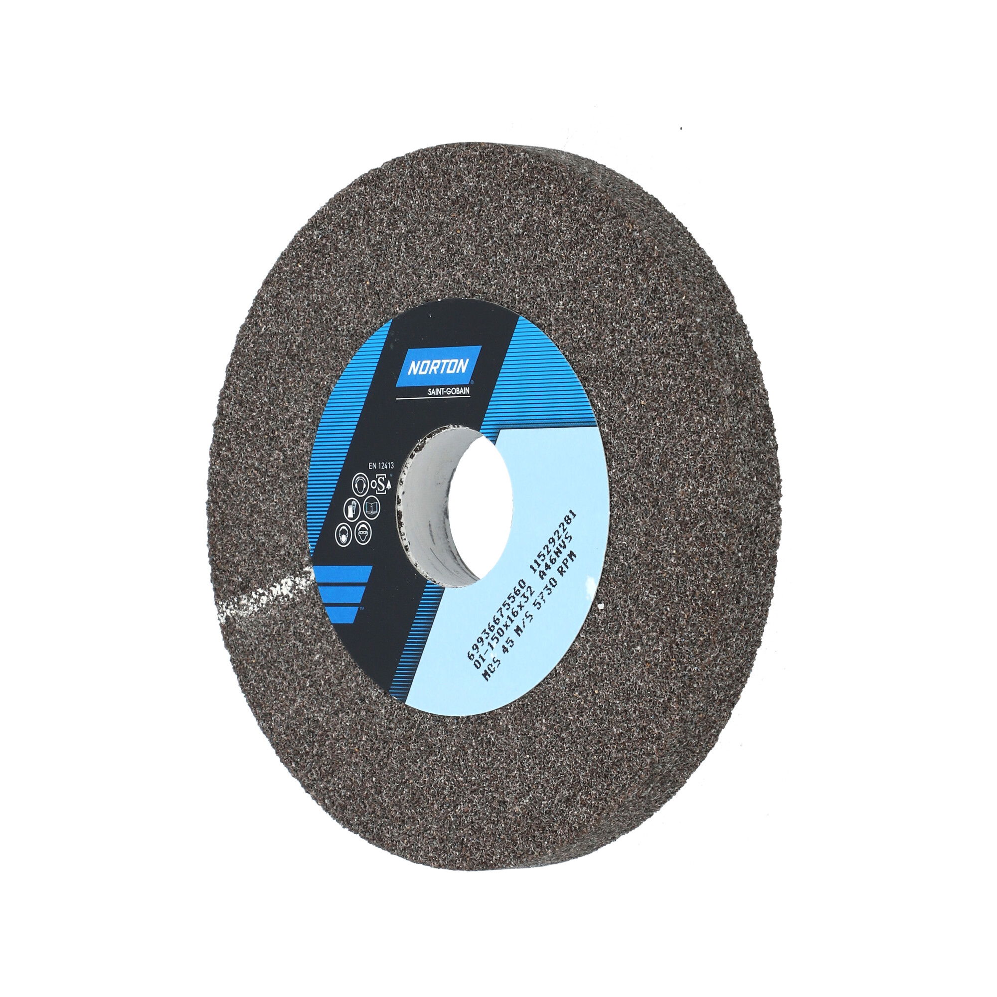 CORAX Egyenes köszörűkorong Ø150x16x32 mm 37C 46 K V termék fő termékképe