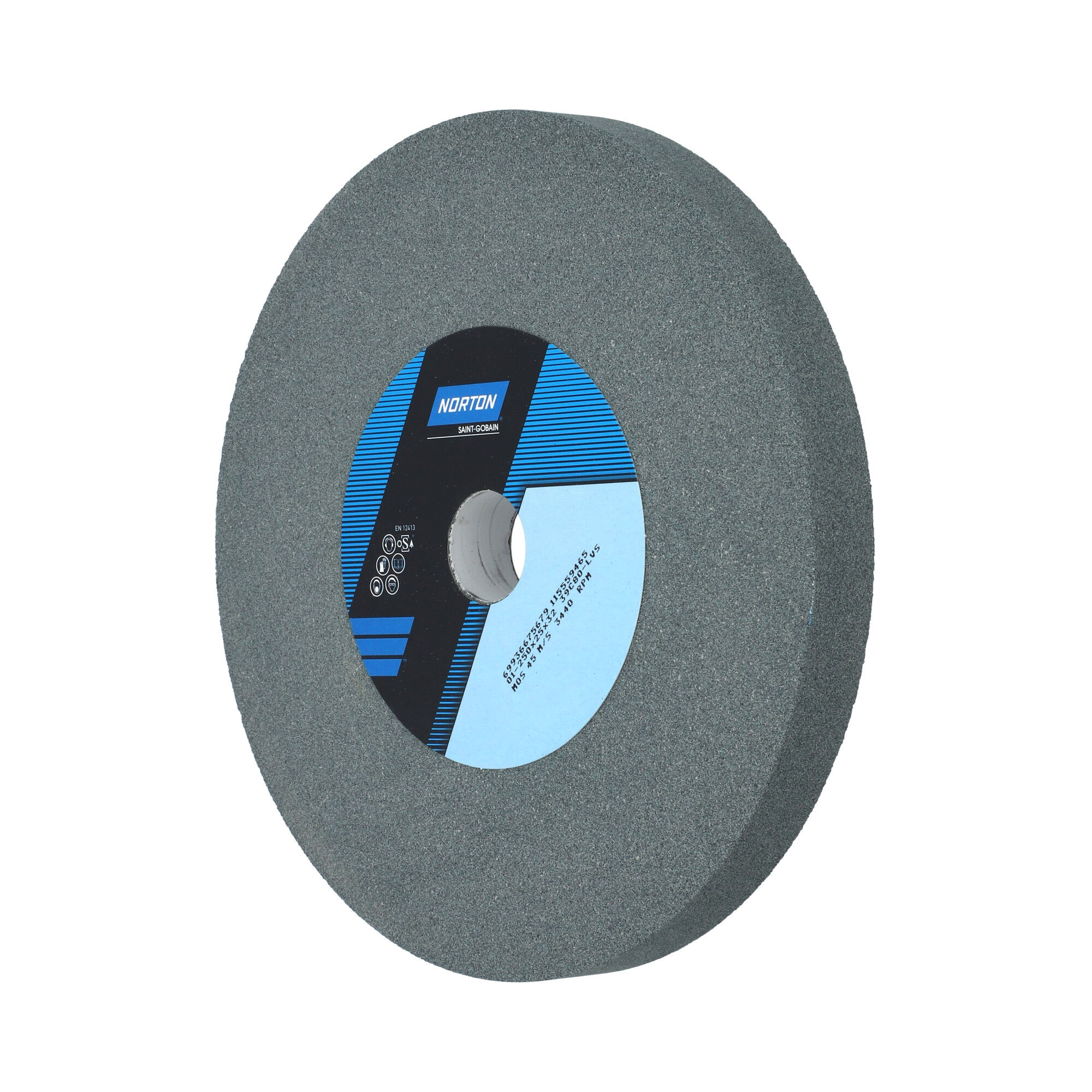 Norton Egyenes köszörűkorong Ø250x25x32 mm 39C 80 L VS termék fő termékképe