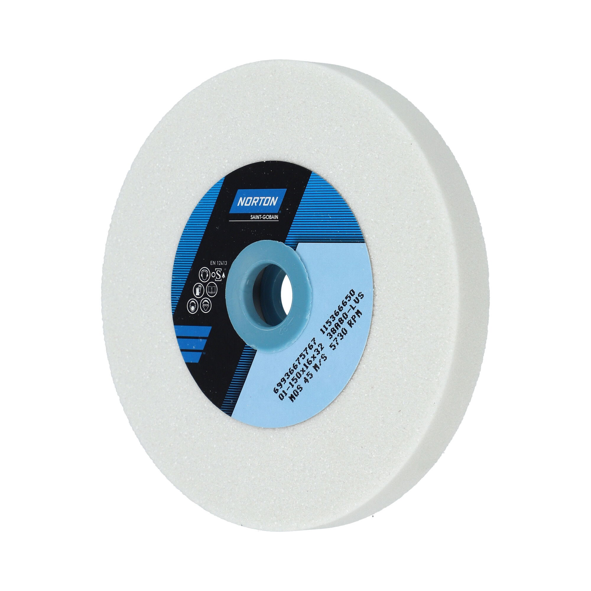 Norton Egyenes köszörűkorong Ø150x16x32 mm 38A 80 L VS, 2 db/csomag termék fő termékképe