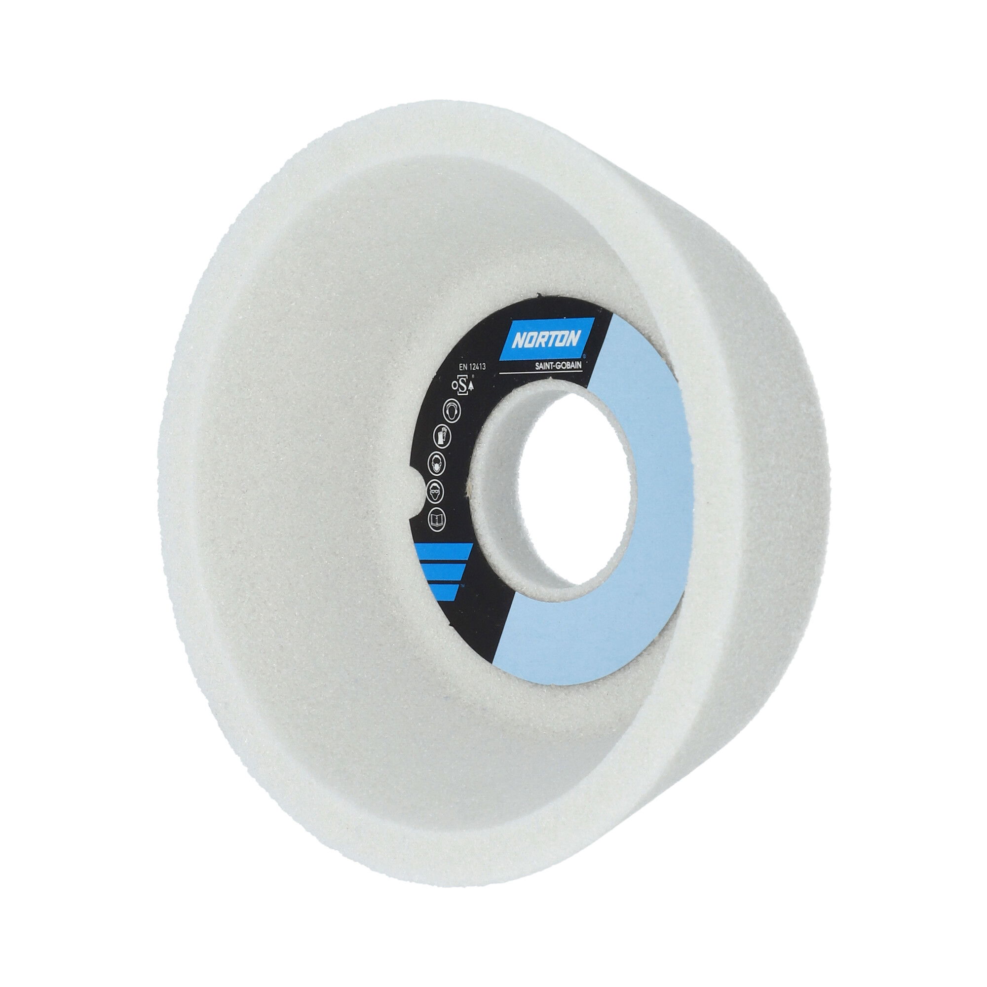 Norton Kúpos fazék alakú köszörűkorong Ø125x40x32 mm 38A 46 K VS, 10 db/csomag termék fő termékképe
