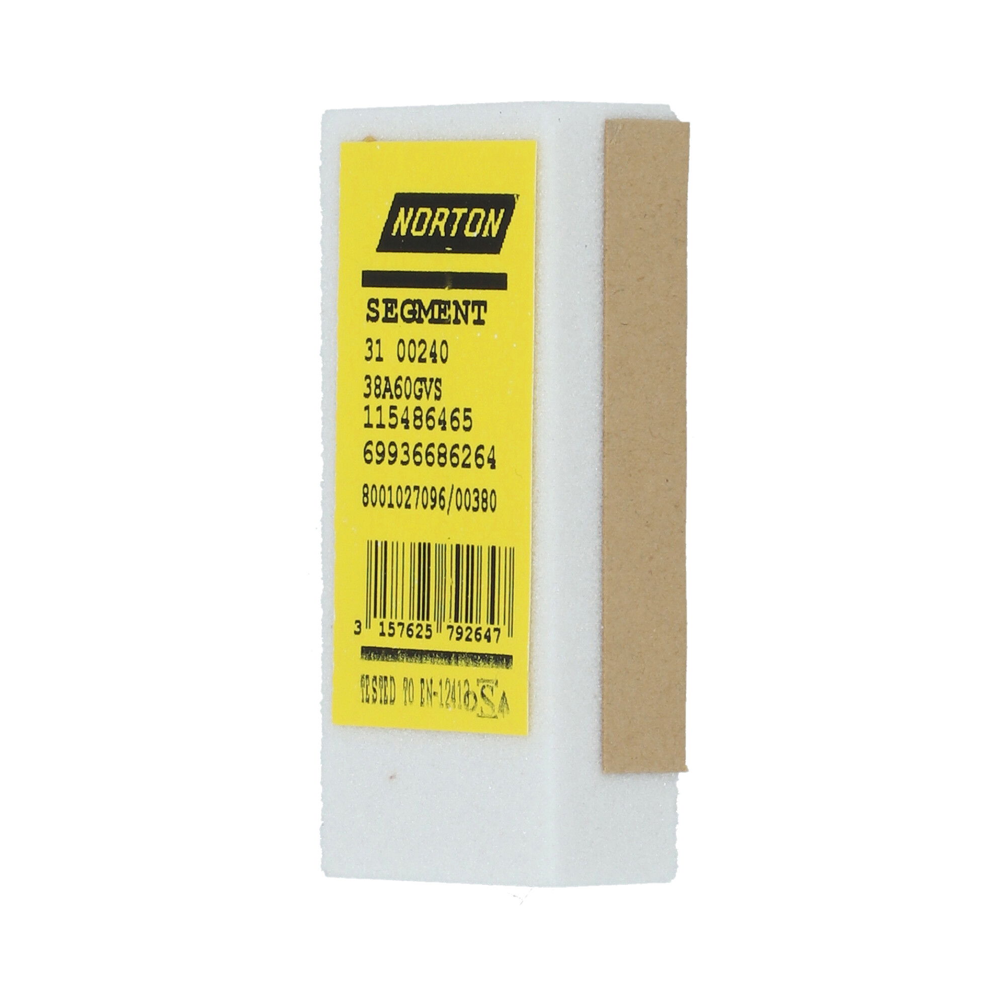 Norton Köszörűkő szegmens 20x42x90 mm 38A 60 G VS, 4 db/csomag termék fő termékképe