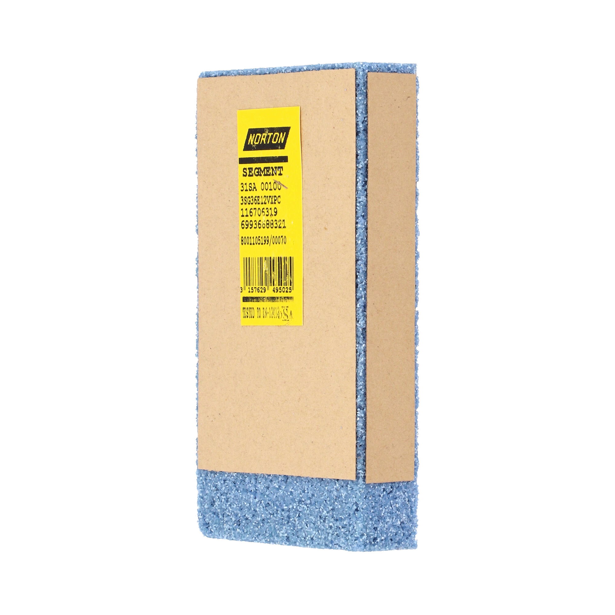 Norton Köszörűkő szegmens 25x80x150 mm 3SG 36 E12 VXP, 4 db/csomag termék fő termékképe