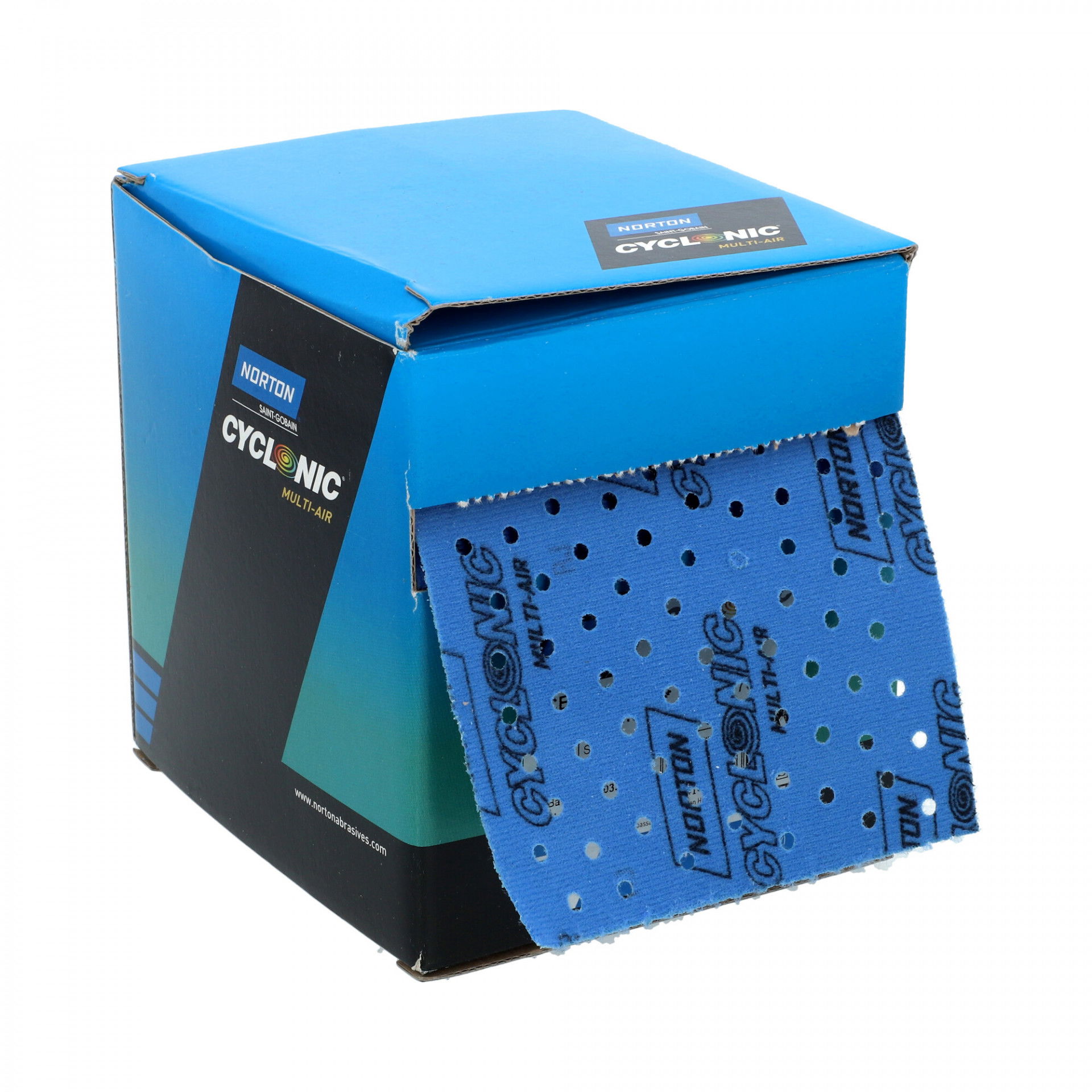 Norton Cyclonic Multi-Air gyalupapírok tekercsben 115mmx12m kék, 4 db/csomag termék fő termékképe