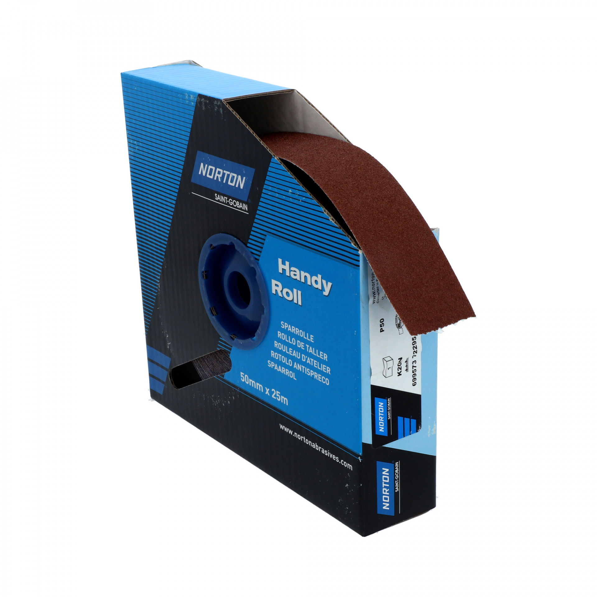 Norton K20N csiszolóvászon műhelytekercs 50mmx25m P50 termék fő termékképe