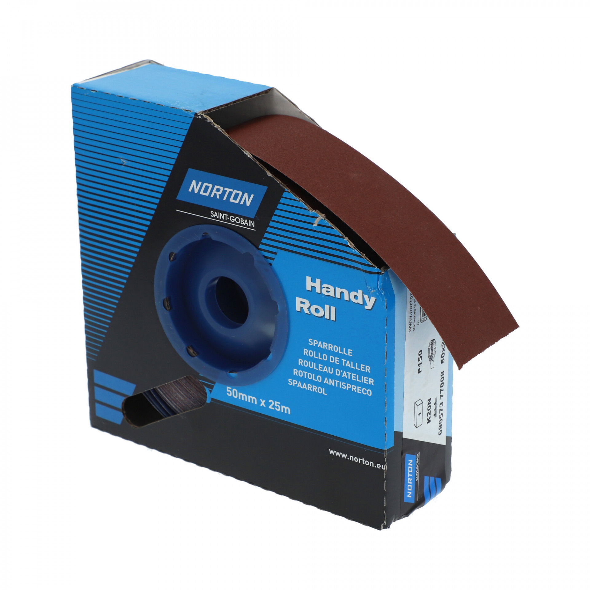 Norton K20N csiszolóvászon műhelytekercs 50mmx25m P150 termék fő termékképe