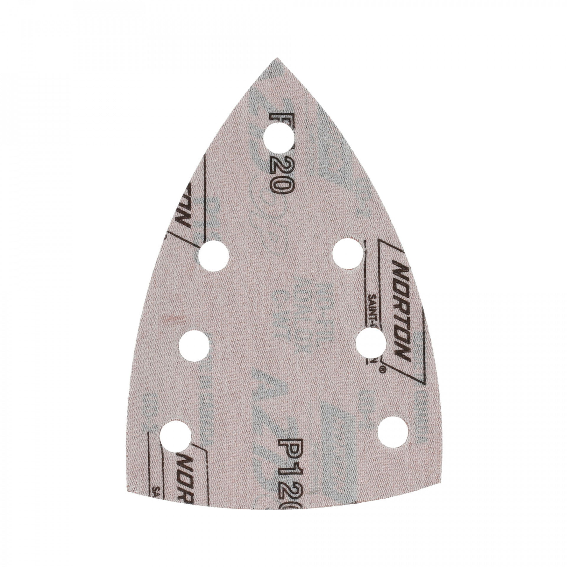 Norton A275 delta tépőzáras csiszolólap 100x150mm P120, 100 db/csomag termék fő termékképe