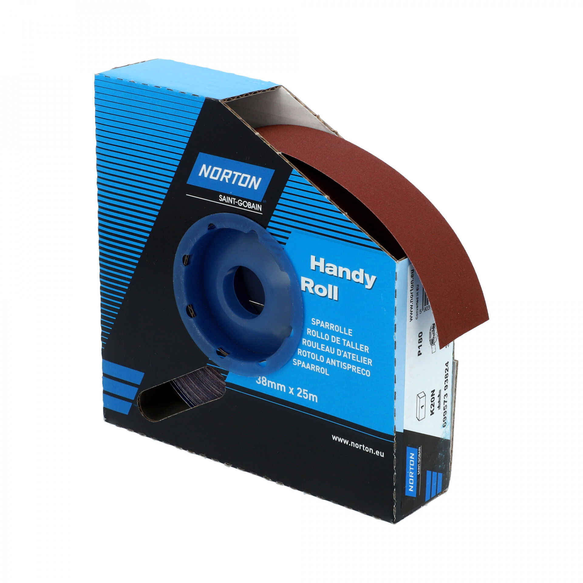 Norton K20N csiszolóvászon műhelytekercs 38mmx25m P180 termék fő termékképe
