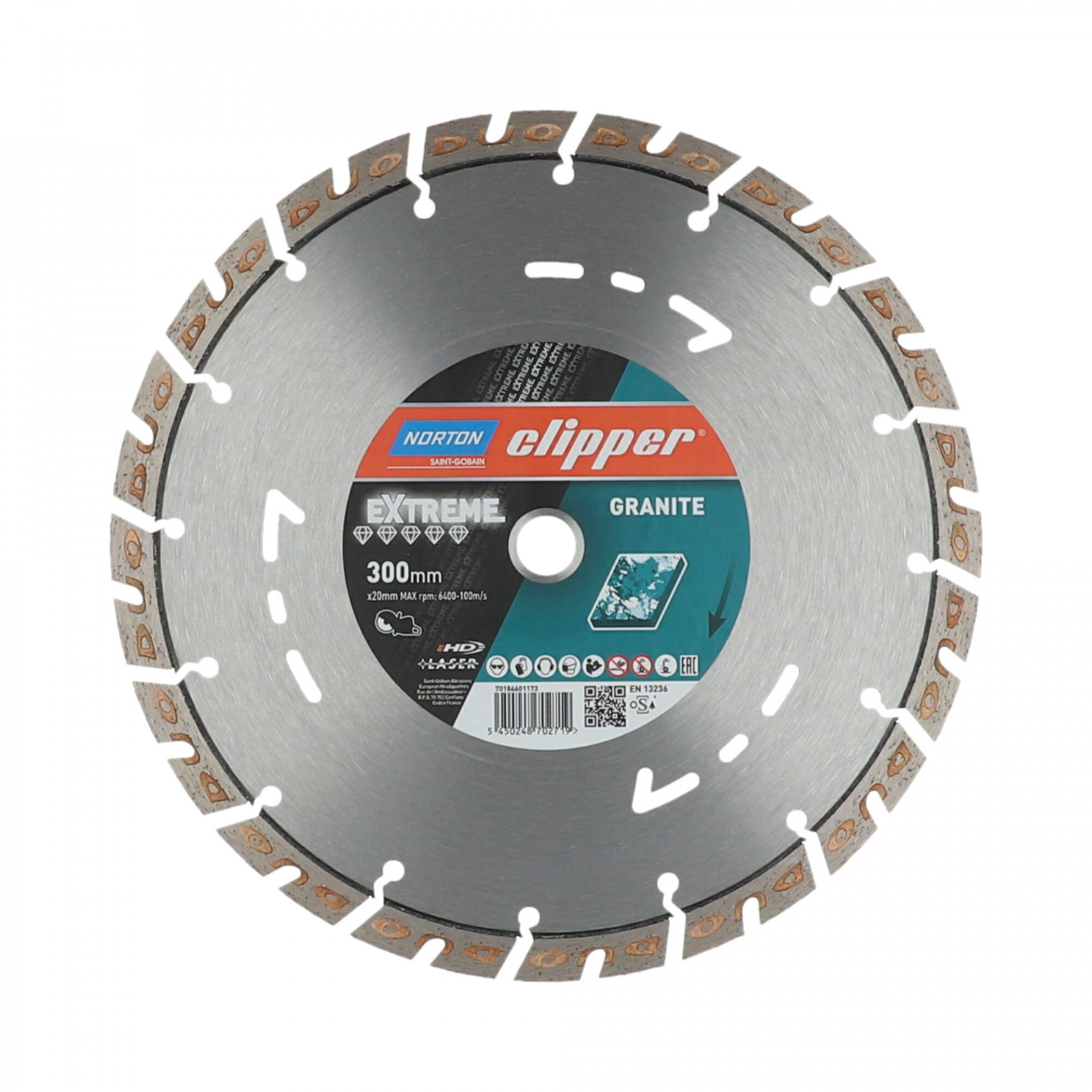 Norton Clipper Extreme Granite gyémánt vágókorong Ø300x20 mm termék fő termékképe