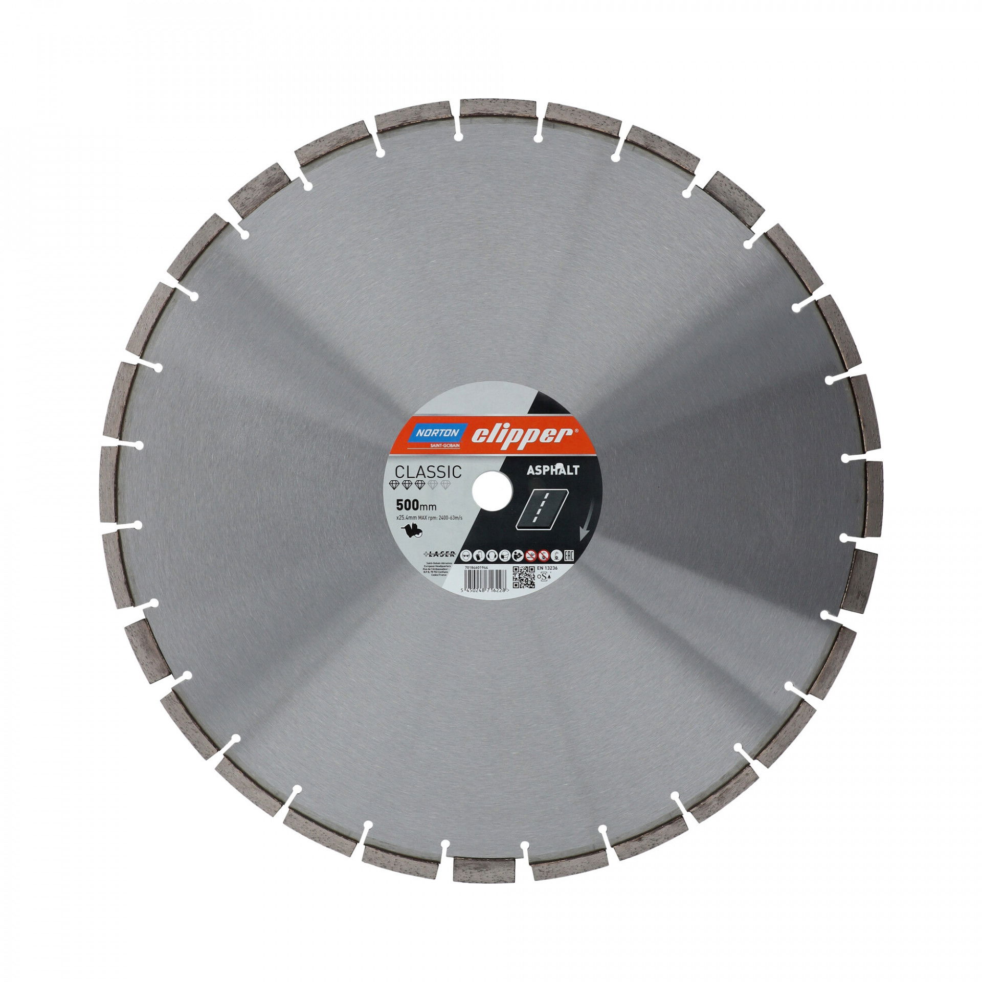 Norton Clipper Classic Asphalt gyémánt vágókorong Ø500x25,4 mm termék fő termékképe