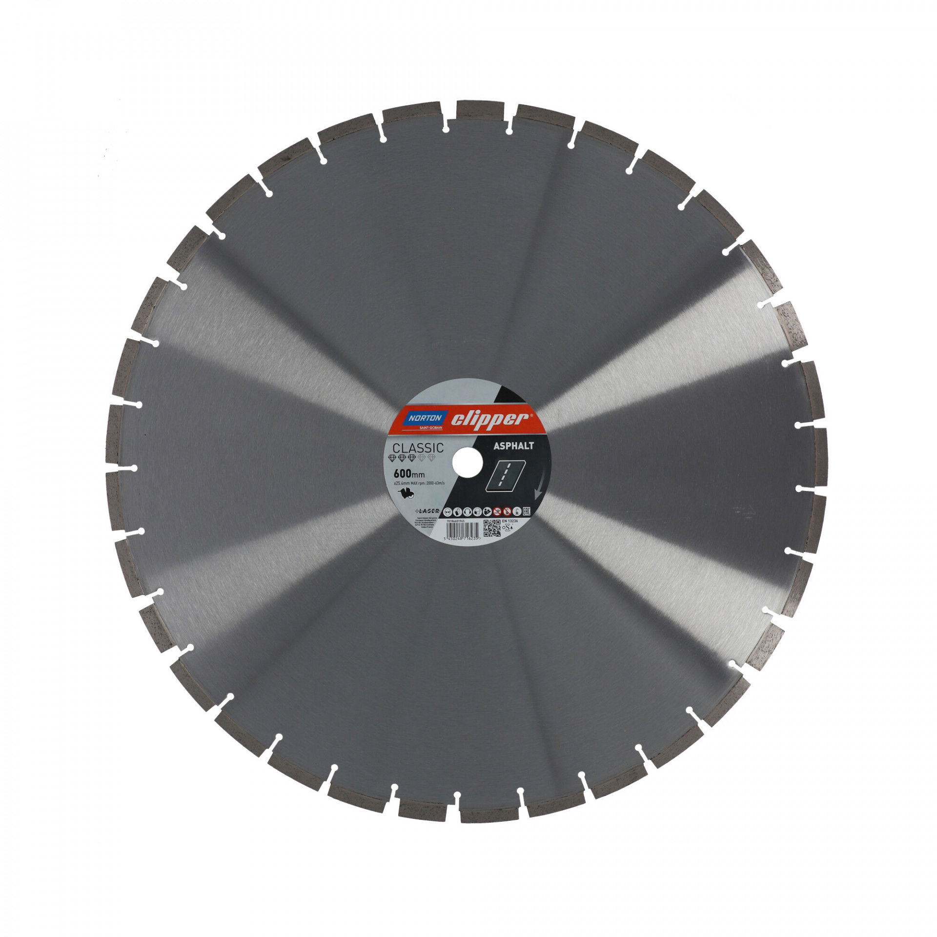 Norton Clipper Classic Asphalt gyémánt vágókorong Ø600x25,4 mm termék fő termékképe