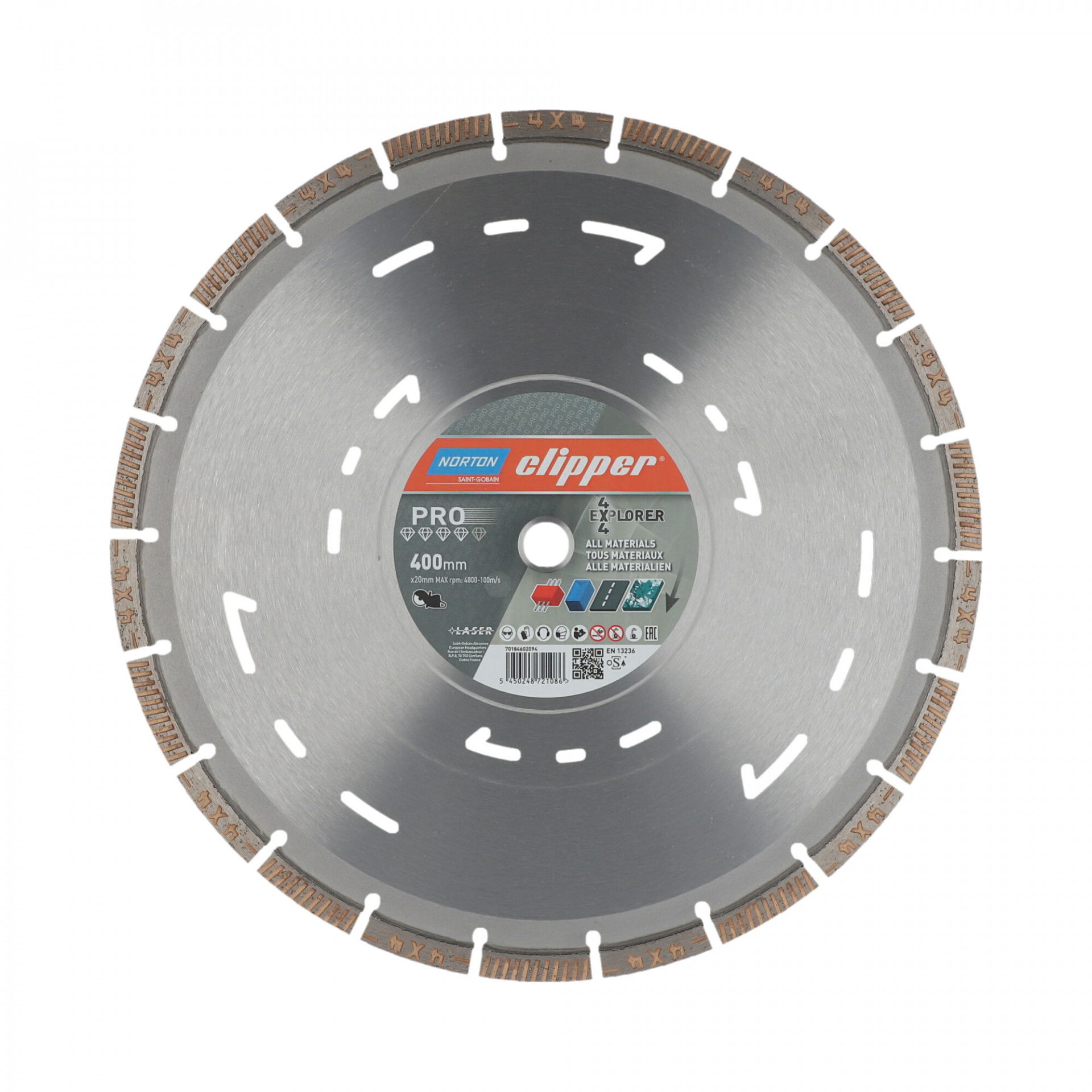 Norton Clipper Pro 4X4 Explorer gyémánt vágókorong Ø400x20 mm termék fő termékképe