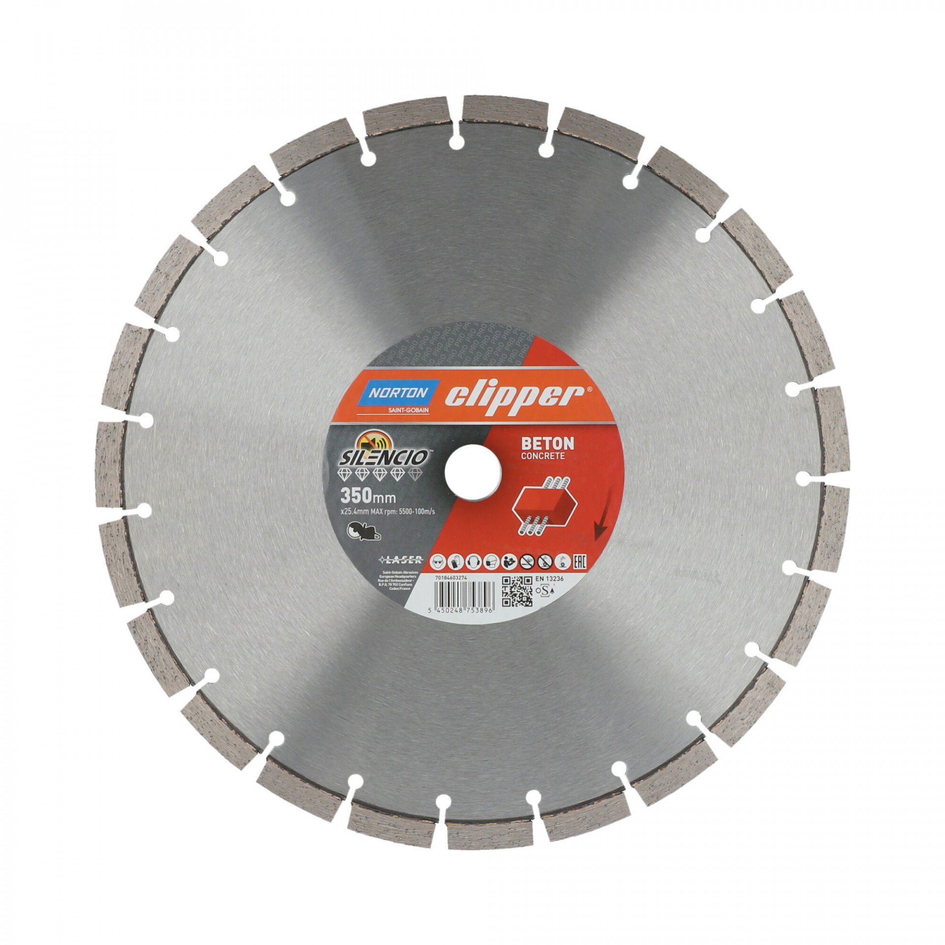 Norton Clipper Pro Beton Silencio gyémánt vágókorong Ø400x25,4 mm termék fő termékképe