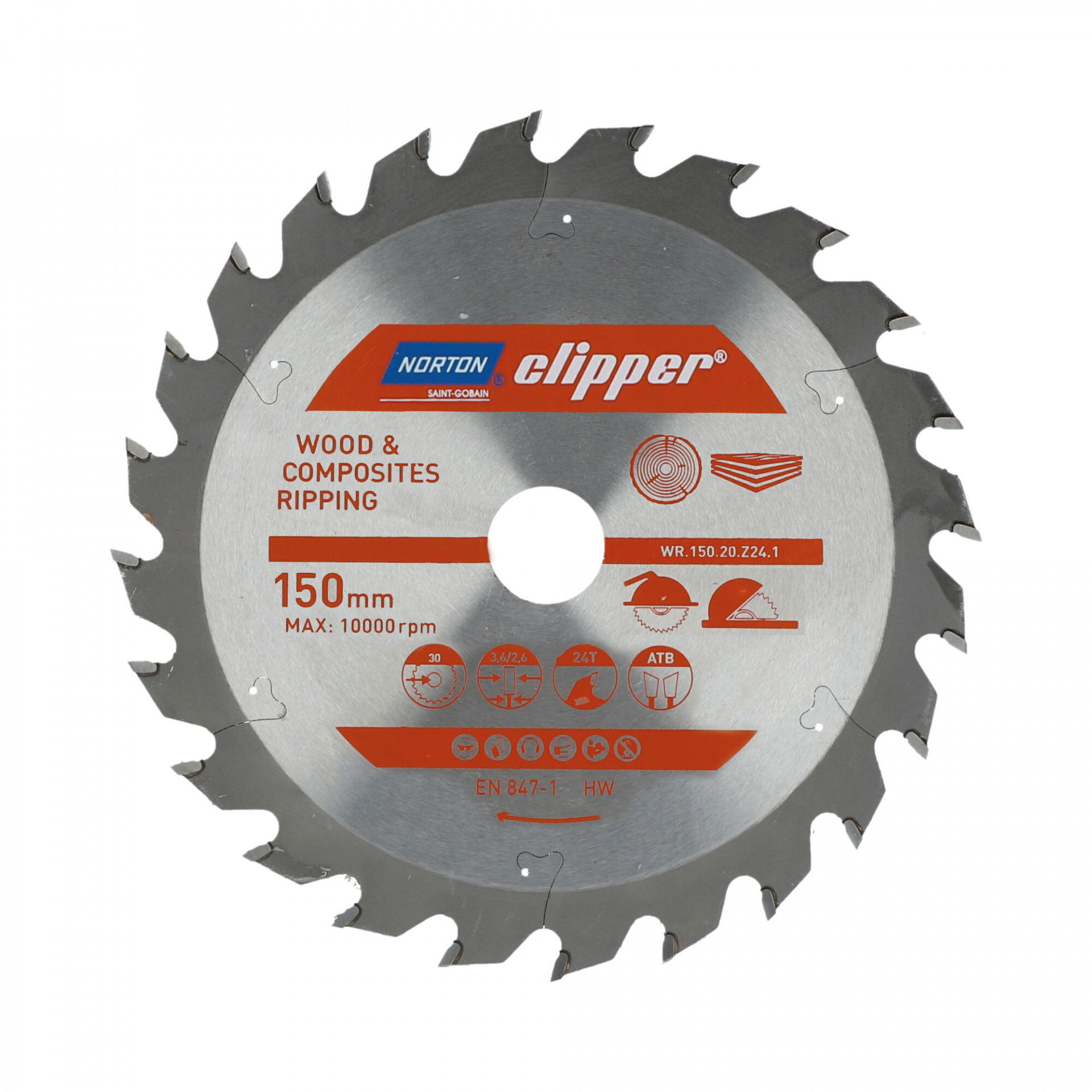 Norton Clipper Pro körfűrészlap Ø150x20mm termék fő termékképe