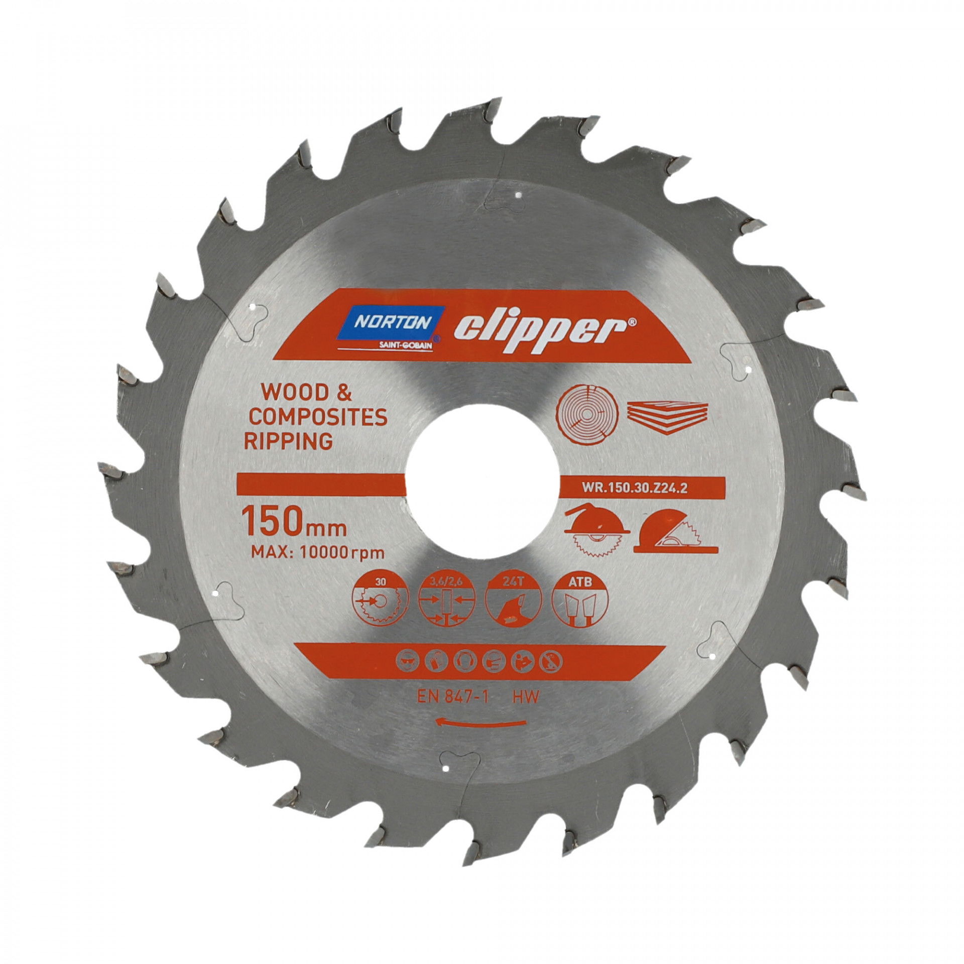 Norton Clipper Pro körfűrészlap Ø150x30mm termék fő termékképe