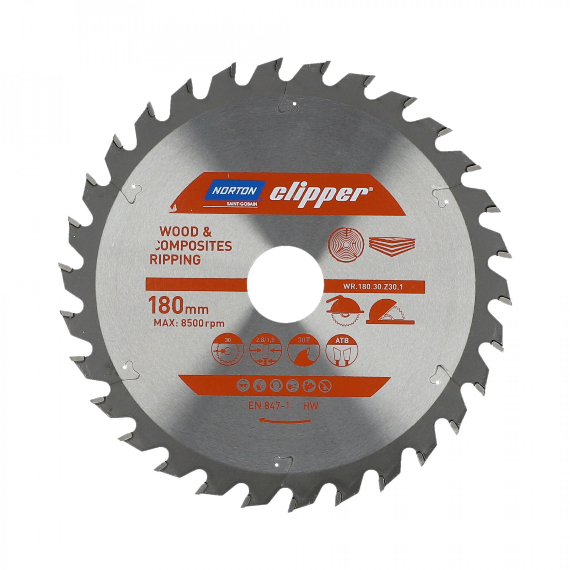 Norton Clipper Pro körfűrészlap Ø180x30mm termék fő termékképe