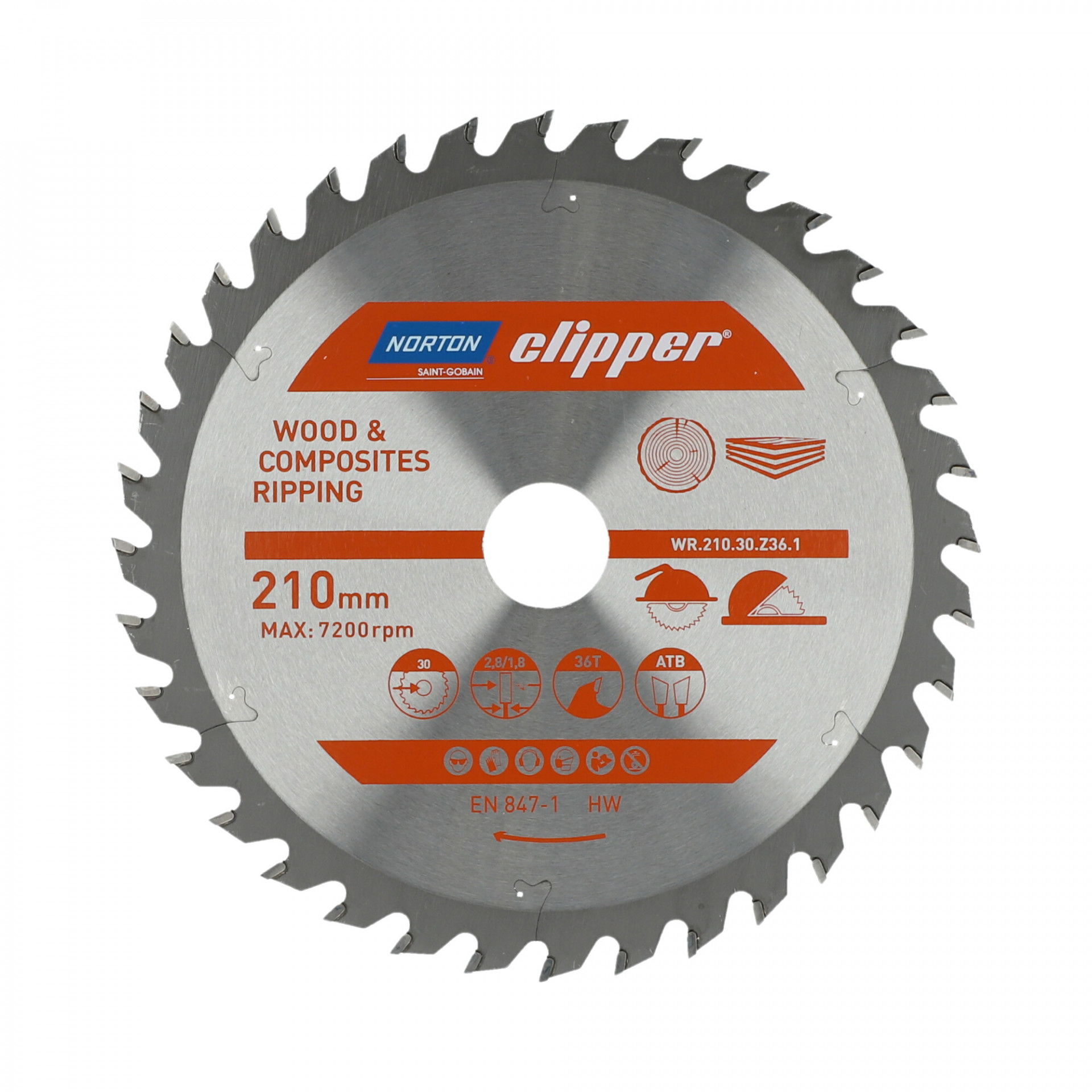 Norton Clipper Pro körfűrészlap Ø210x30mm termék fő termékképe