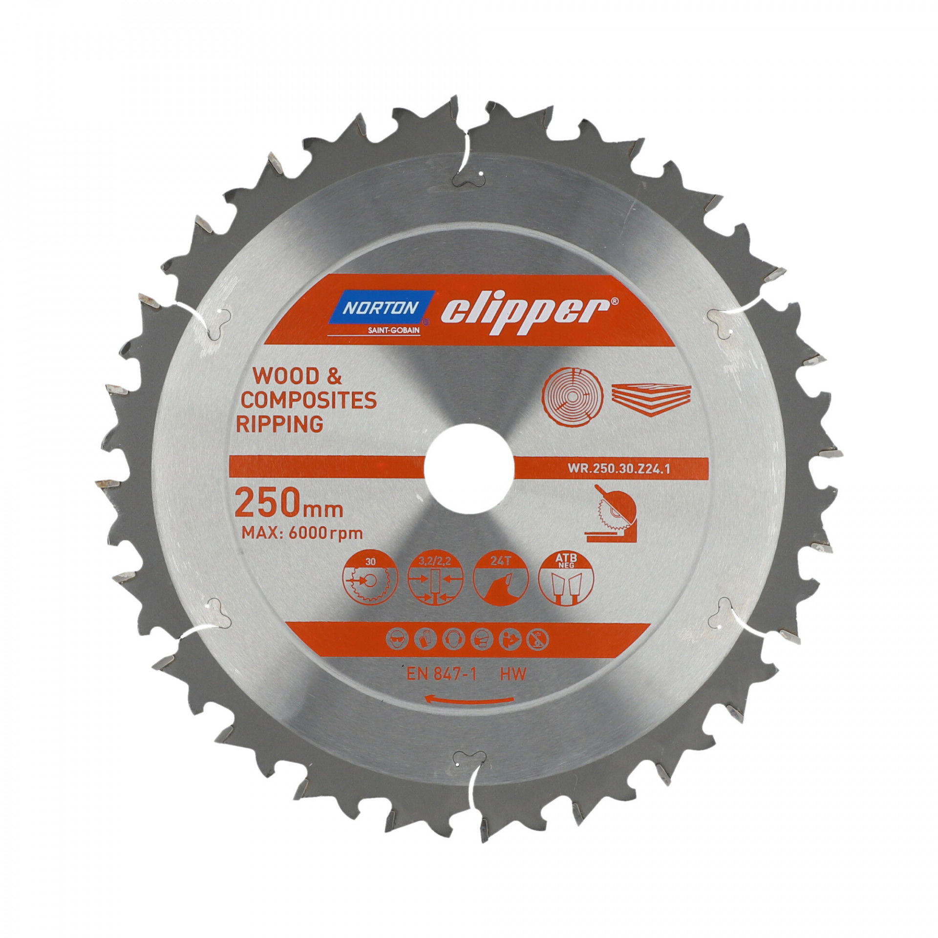 Norton Clipper Mitre körfűrészlap Ø250x30mm termék fő termékképe