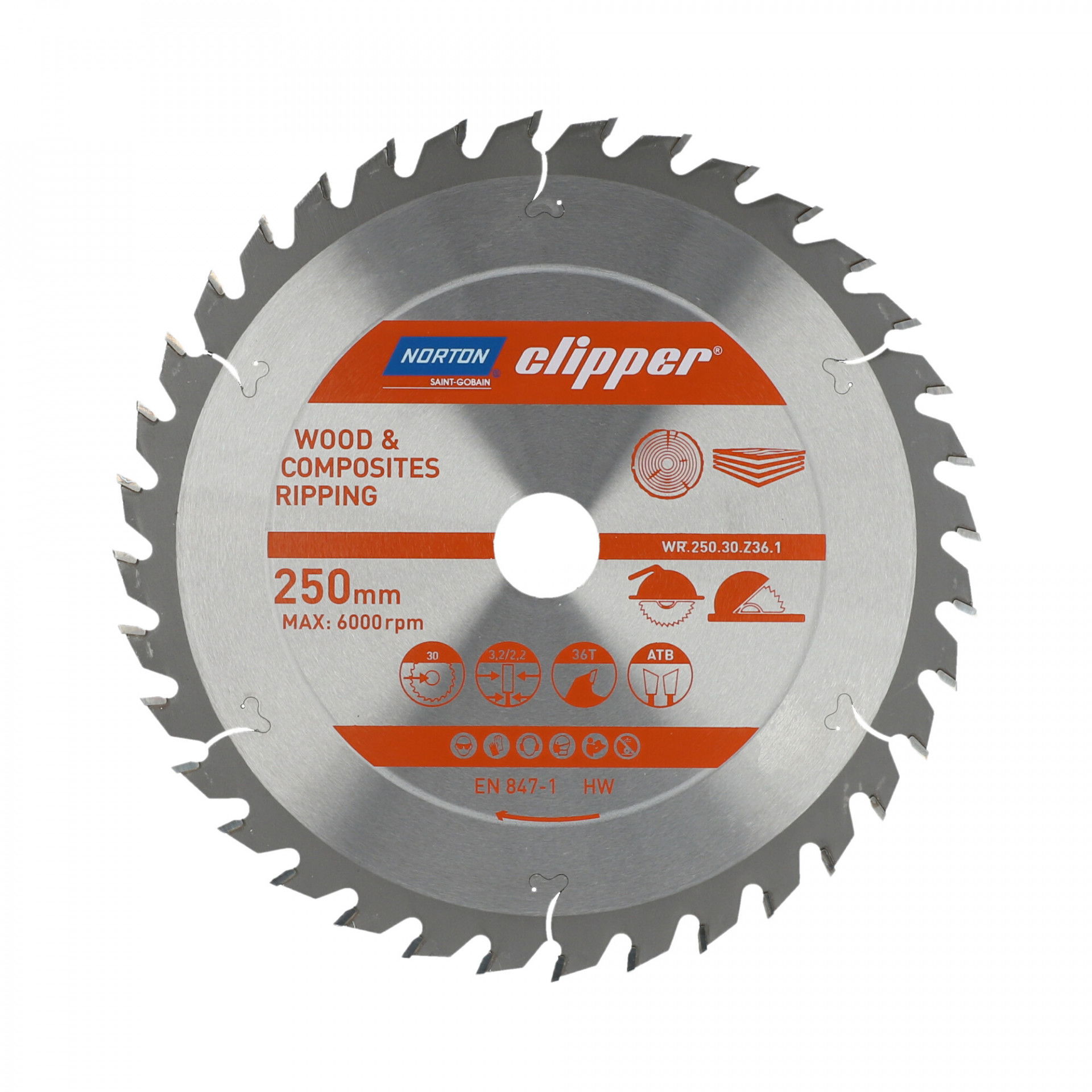 Norton Clipper Pro körfűrészlap Ø250x30mm termék fő termékképe