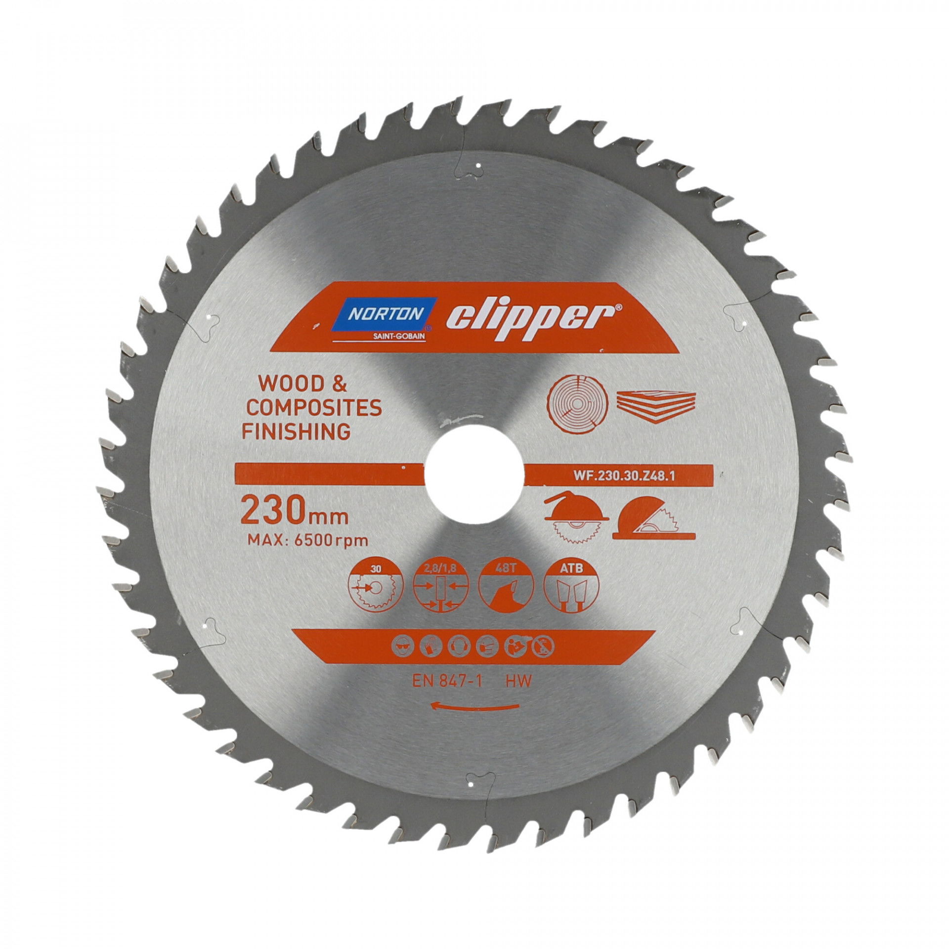 Norton Clipper Pro Wood Finishing körfűrészlap Ø230x30mm termék fő termékképe