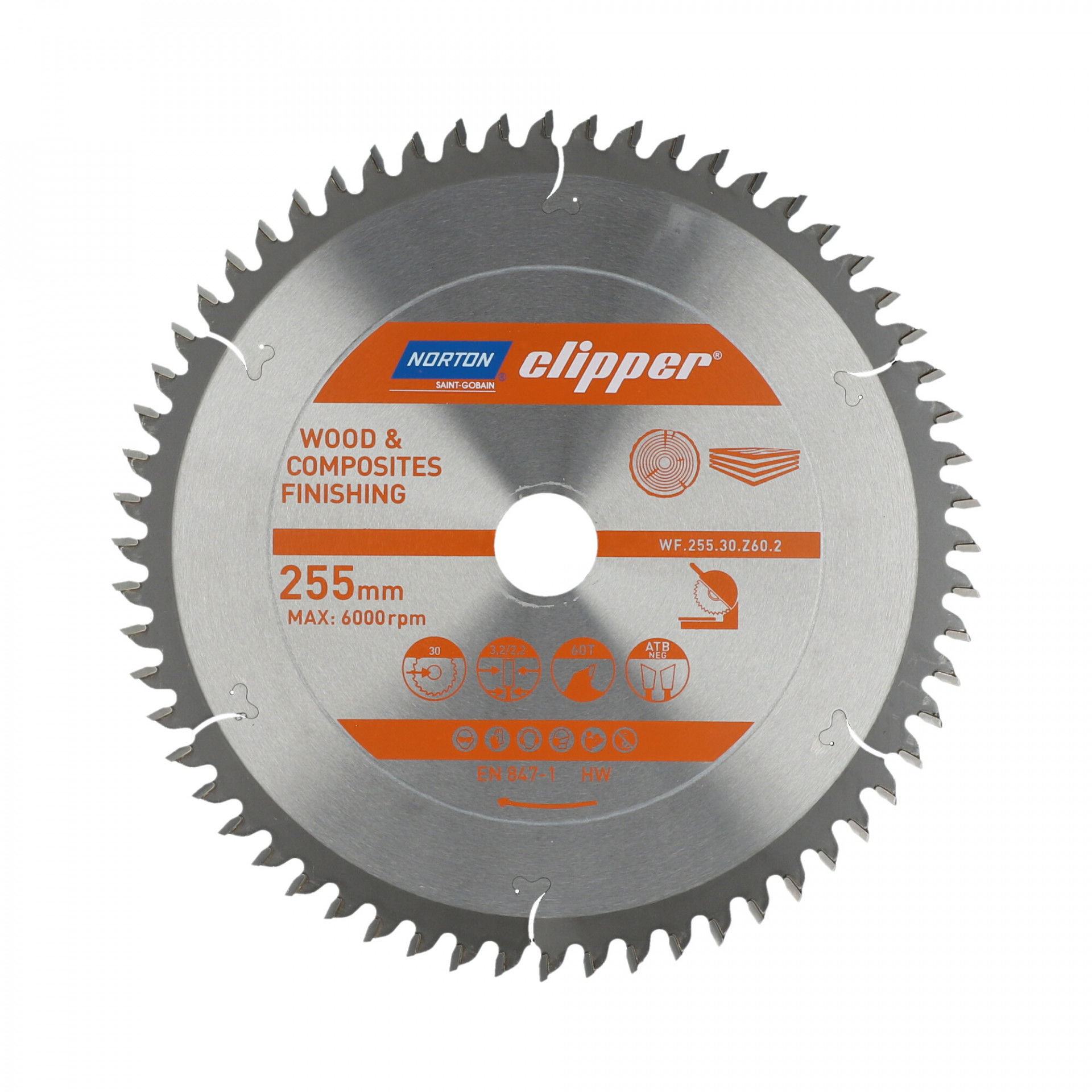 Norton Clipper Mitre körfűrészlap Ø255x30mm termék fő termékképe