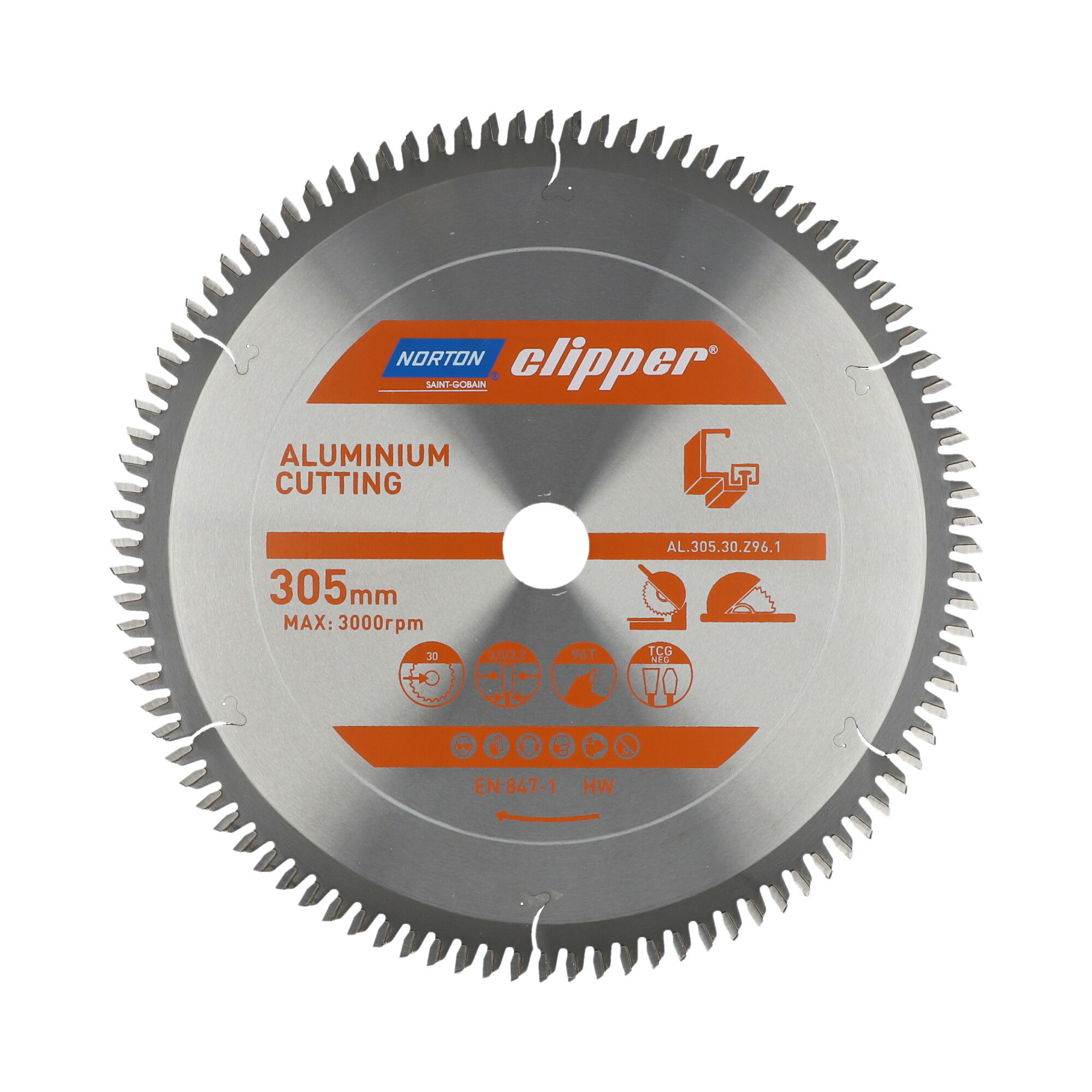 Norton Clipper Körfűrészlap Pro Aluminium Ø305x30 mm termék fő termékképe