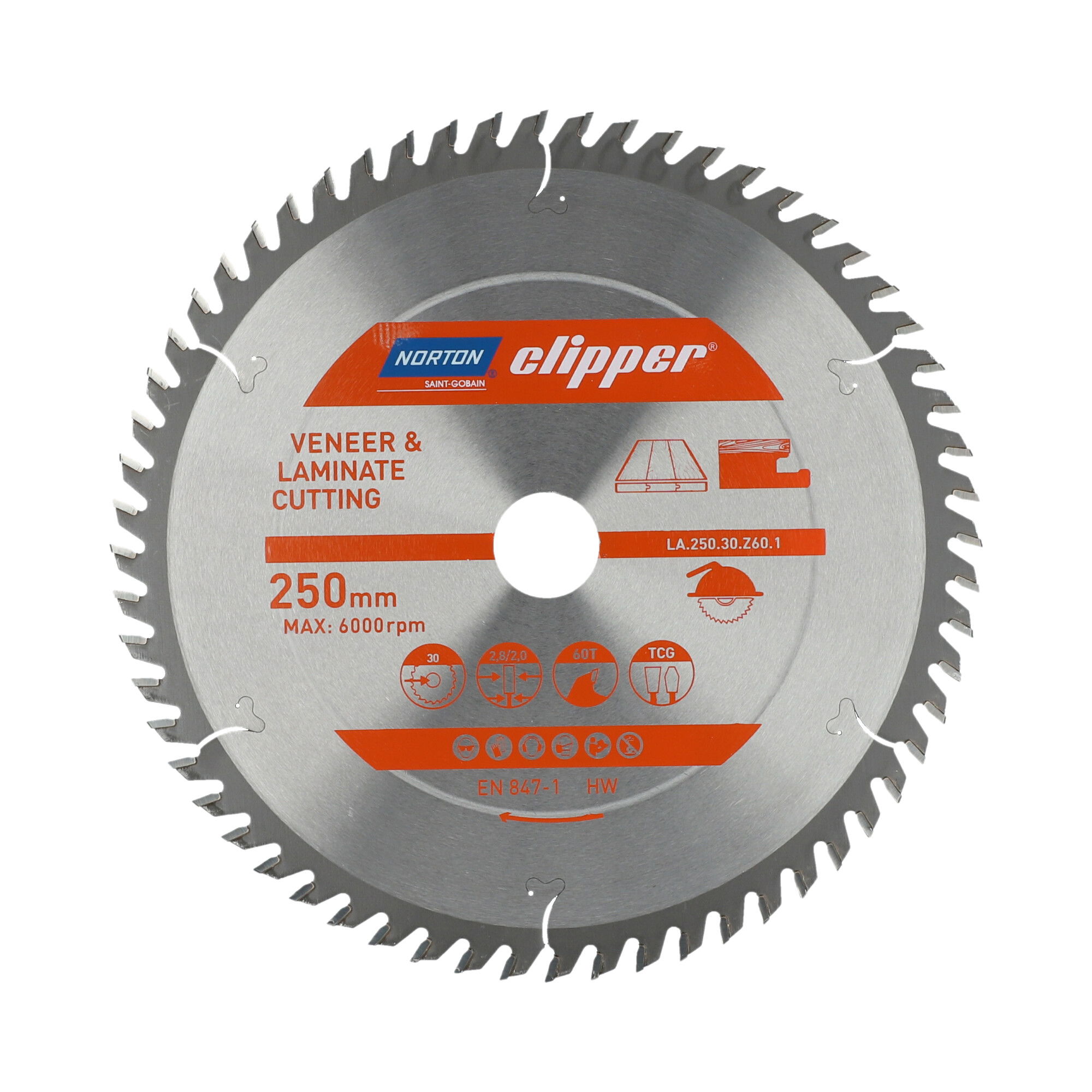 Norton Clipper Körfűrészlap Pro Laminate Ø250x30 mm termék fő termékképe