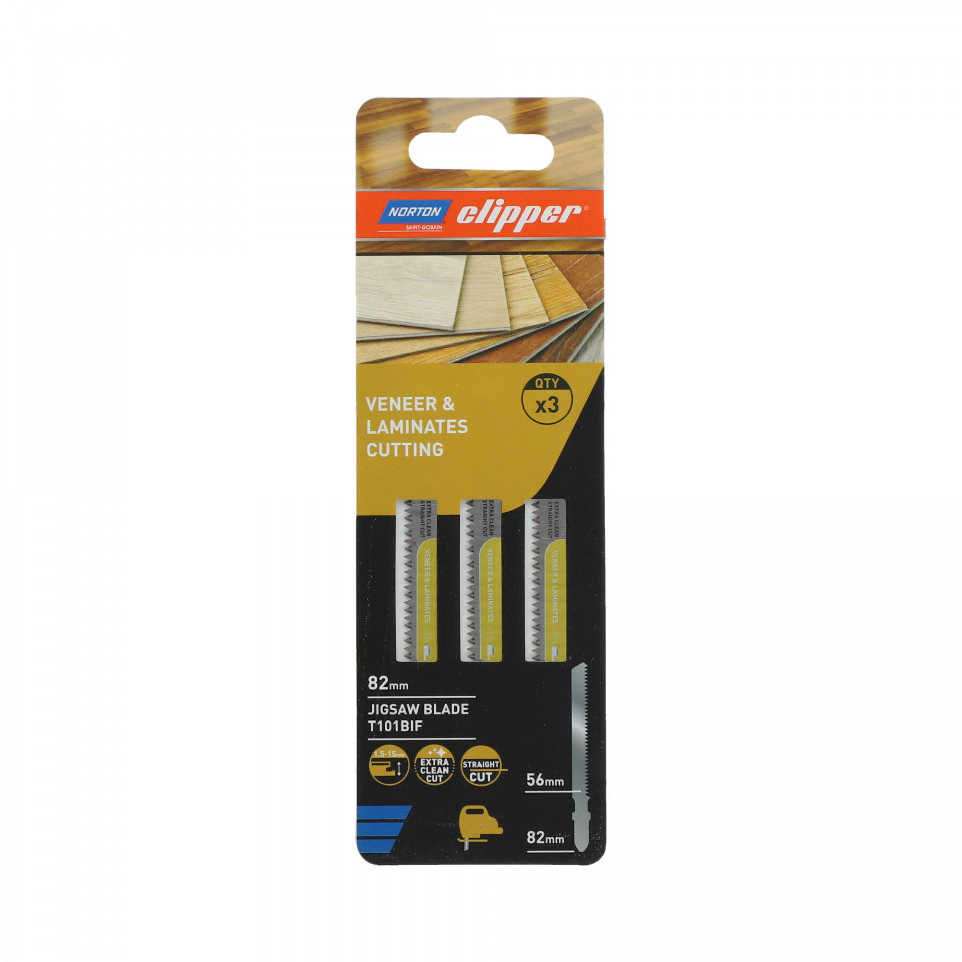 Norton Clipper Szúrófűrészlap BIM T 101 BIF, 3 db/csomag termék fő termékképe