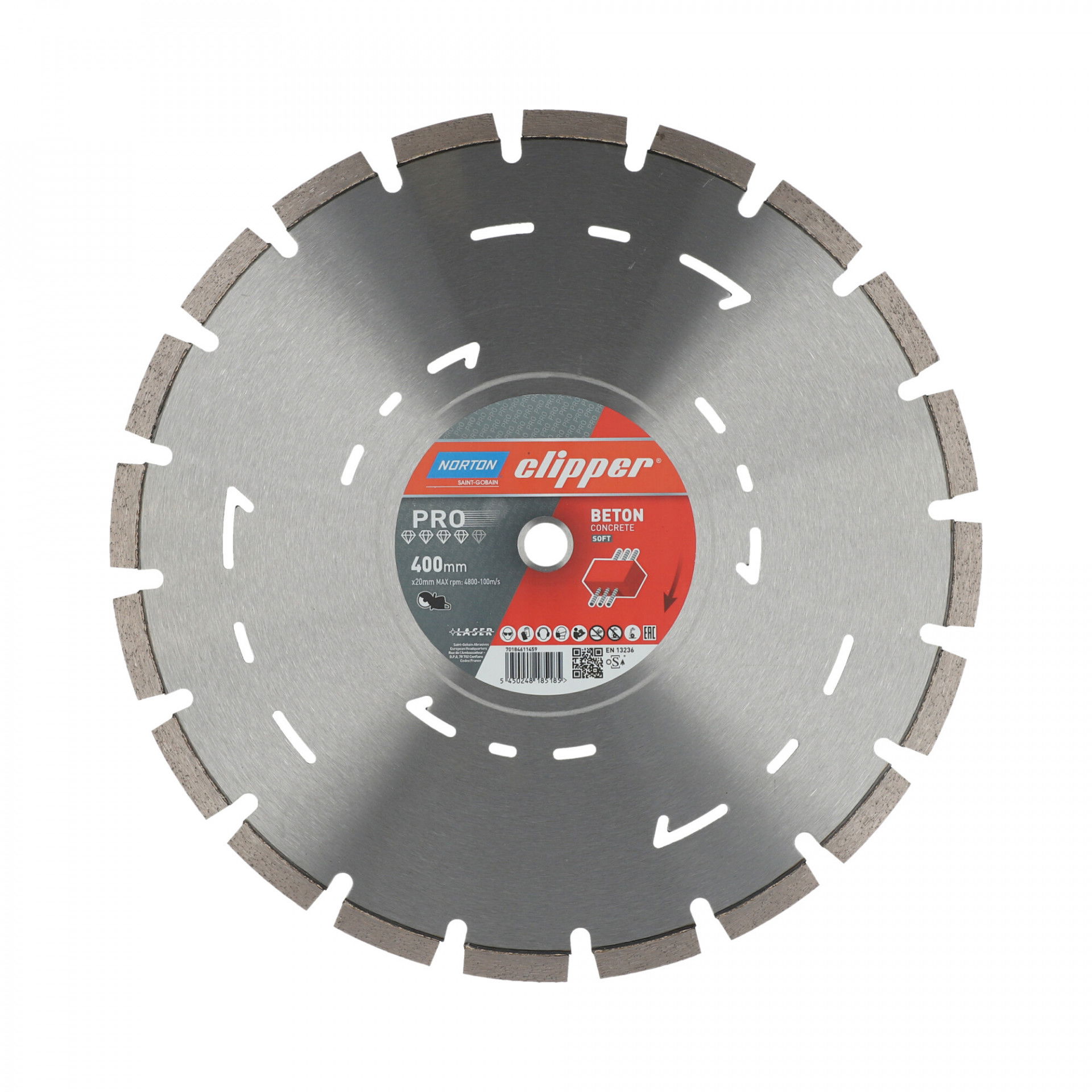 Norton Clipper Pro Beton Soft gyémánt vágókorong Ø400x25,4 mm termék fő termékképe