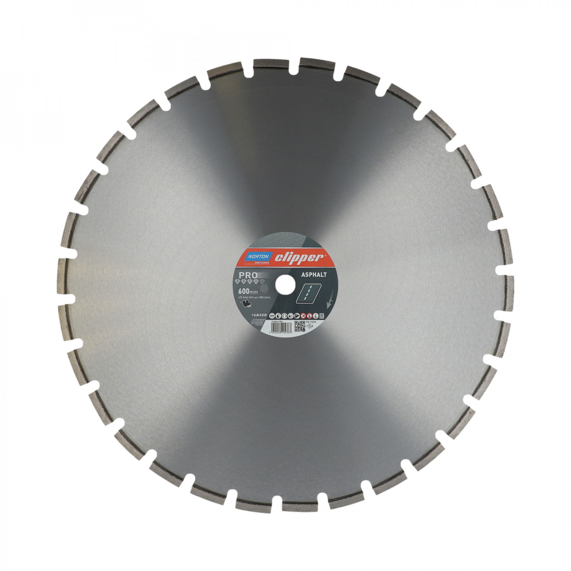 Norton Clipper Pro Asphalt gyémánt vágókorong Ø600x25,4 mm termék fő termékképe