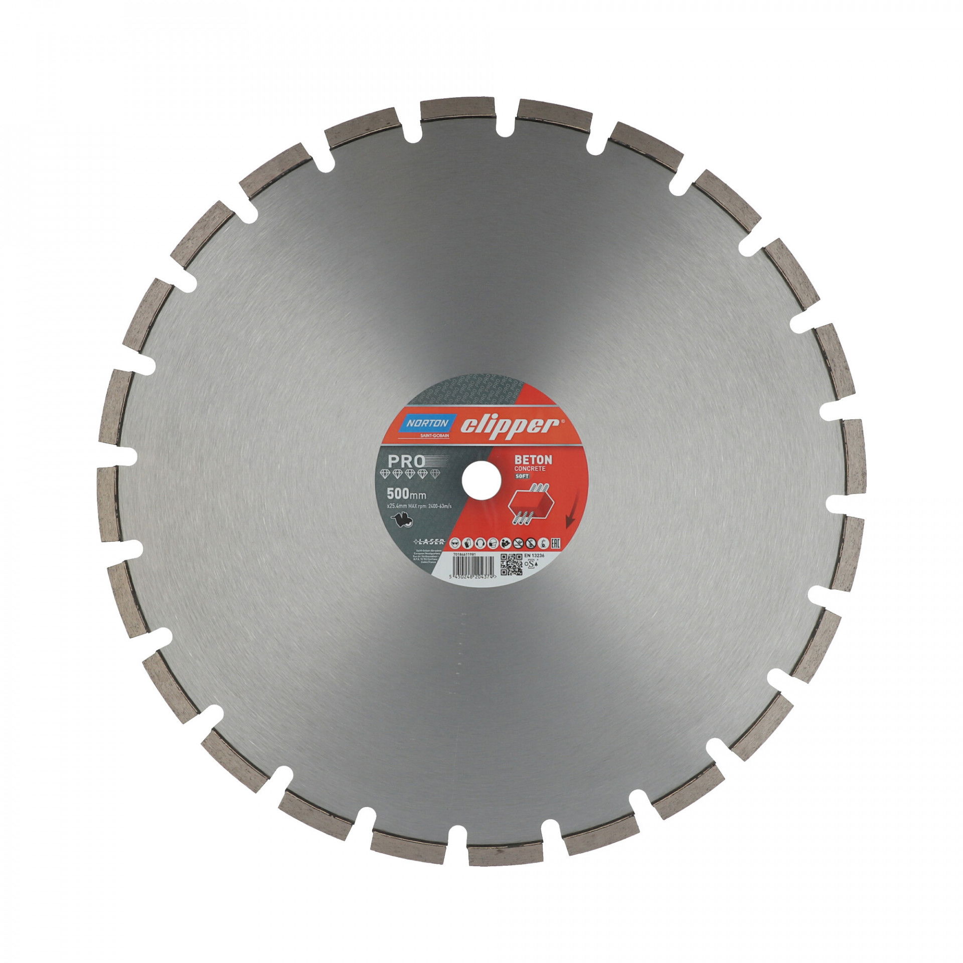 Norton Clipper Pro Beton Soft gyémánt vágókorong Ø500x25,4 mm termék fő termékképe