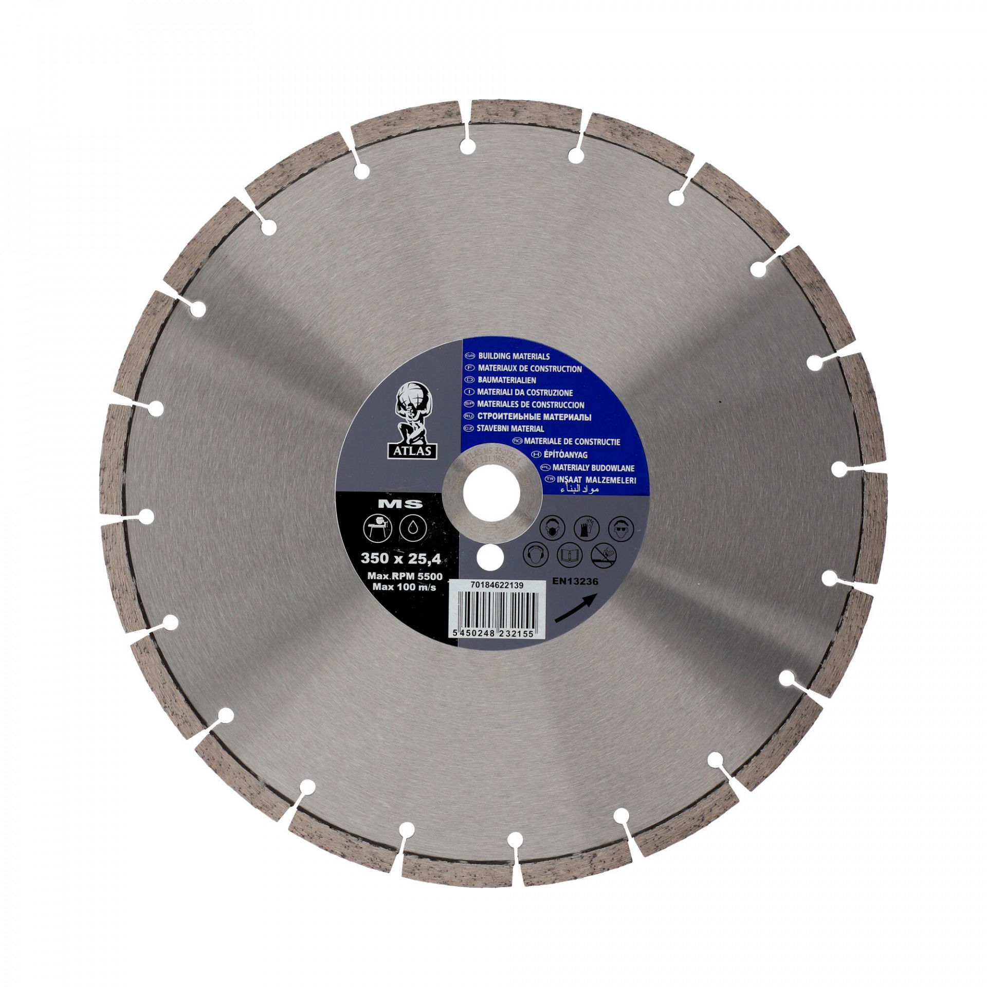 Atlas Masonry Laser gyémánt vágókorong Ø350x25,4 mm termék fő termékképe