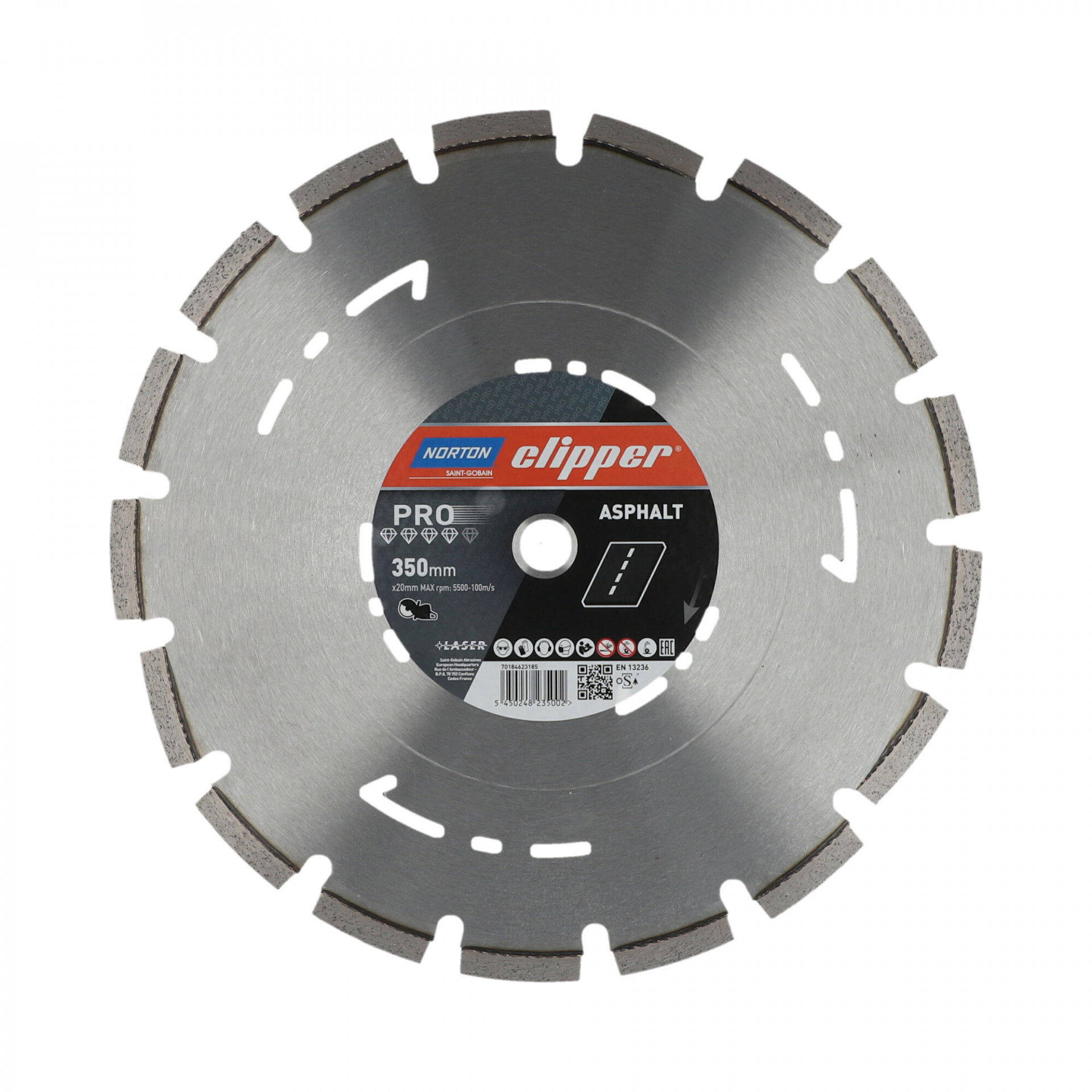 Norton Clipper Pro Asphalt gyémánt vágókorong Ø350x20 mm termék fő termékképe